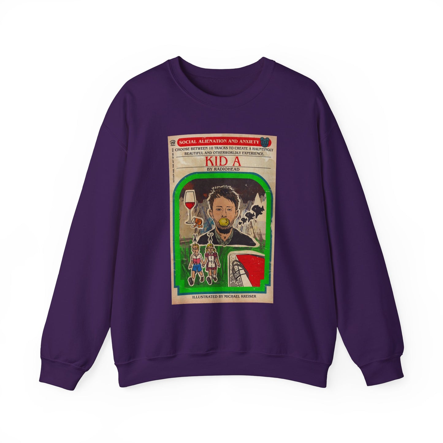 Kid A - Unisex Heavy Blend™ Crewneck Sweatshirt
