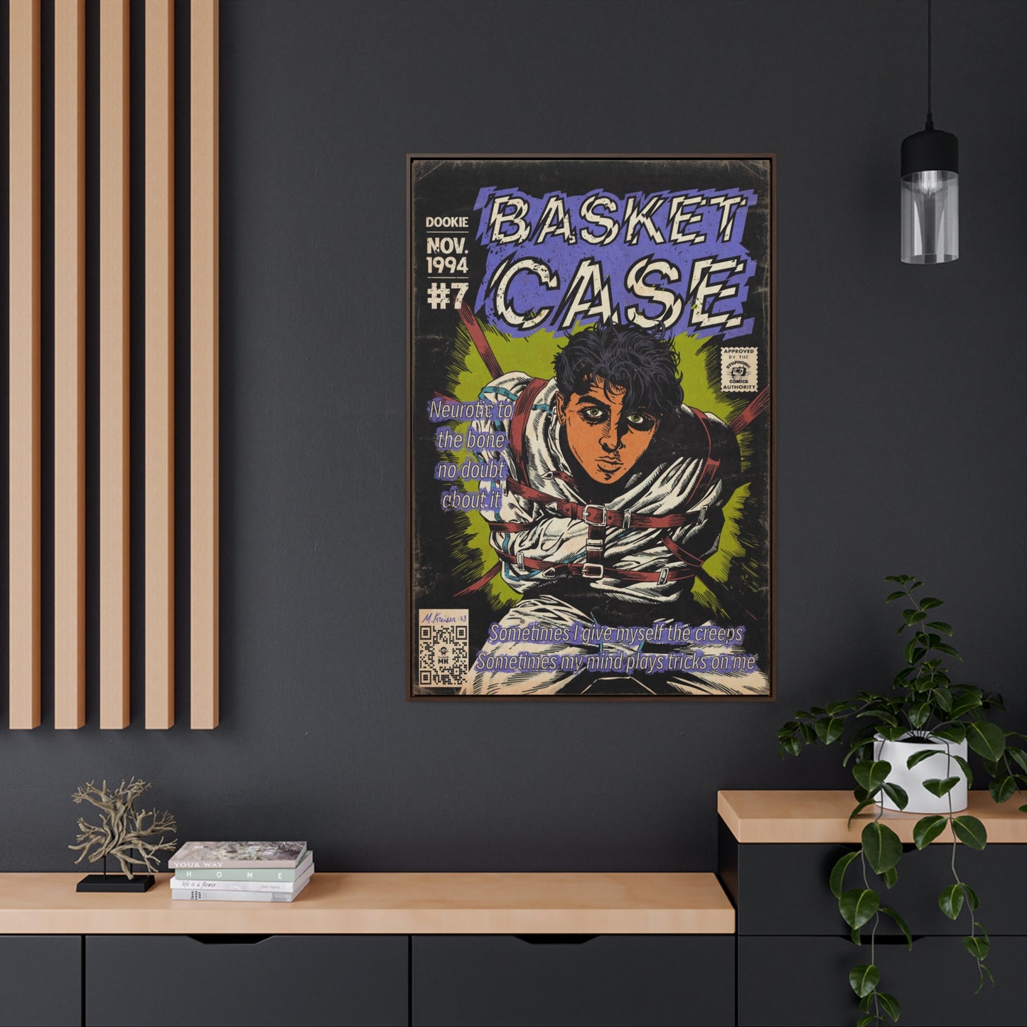 Green Day - Basket Case - Gallery Canvas Wraps, Vertical Frame