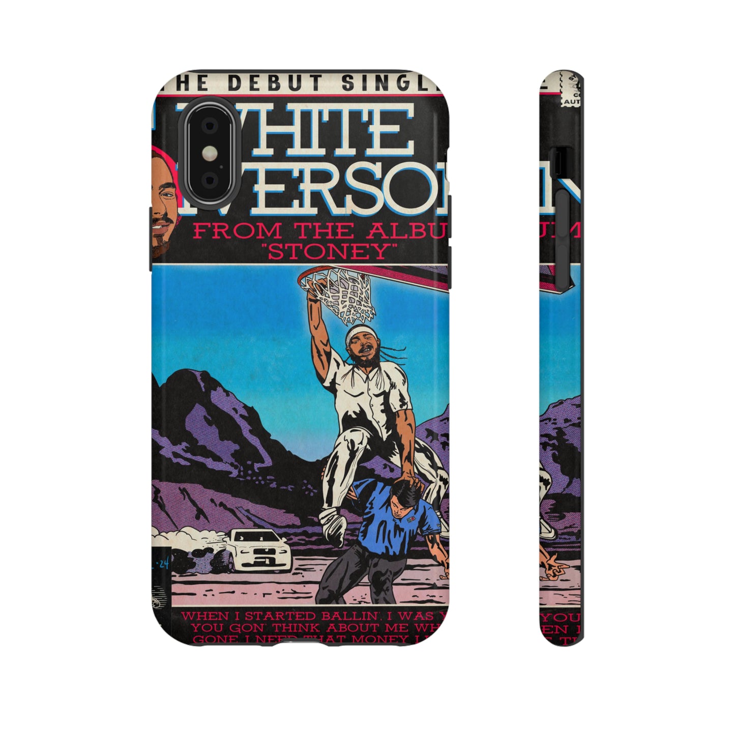 Post Malone - White Iverson - Tough Phone Cases
