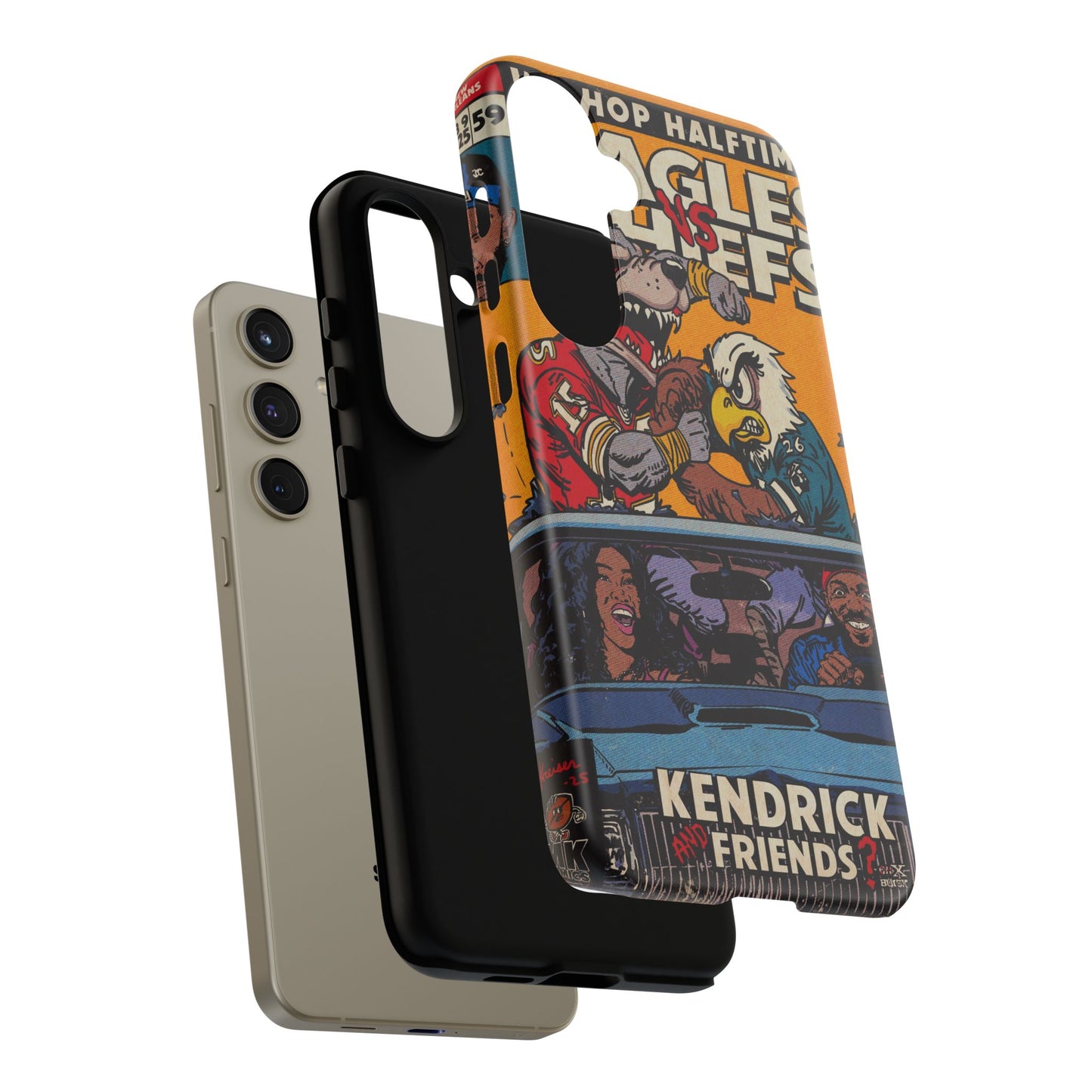 Kendrick & SZA - 2025 Halftime - Eagles vs Chiefs - Tough Phone Cases