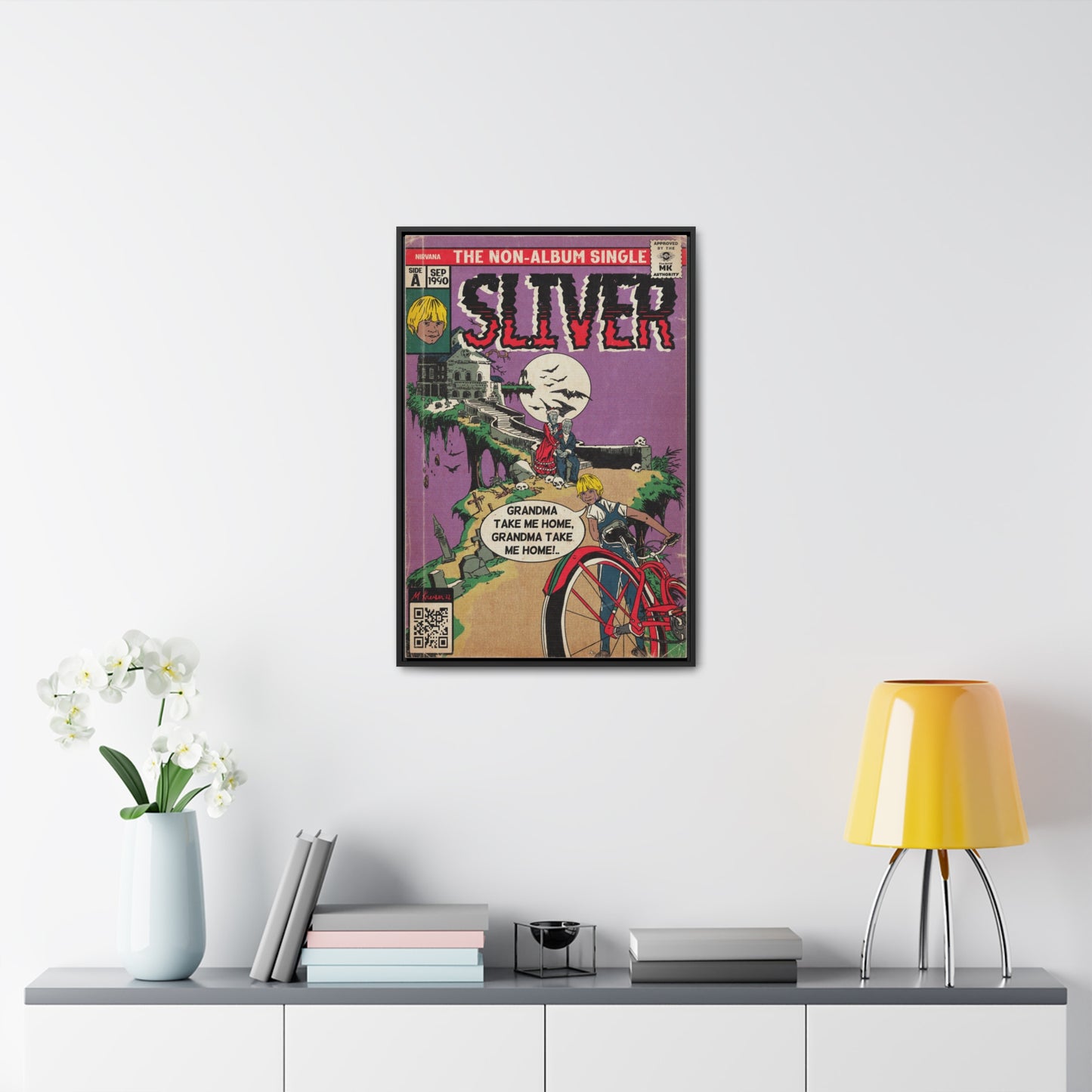 Nirvana - Sliver - Gallery Canvas Wraps, Vertical Frame