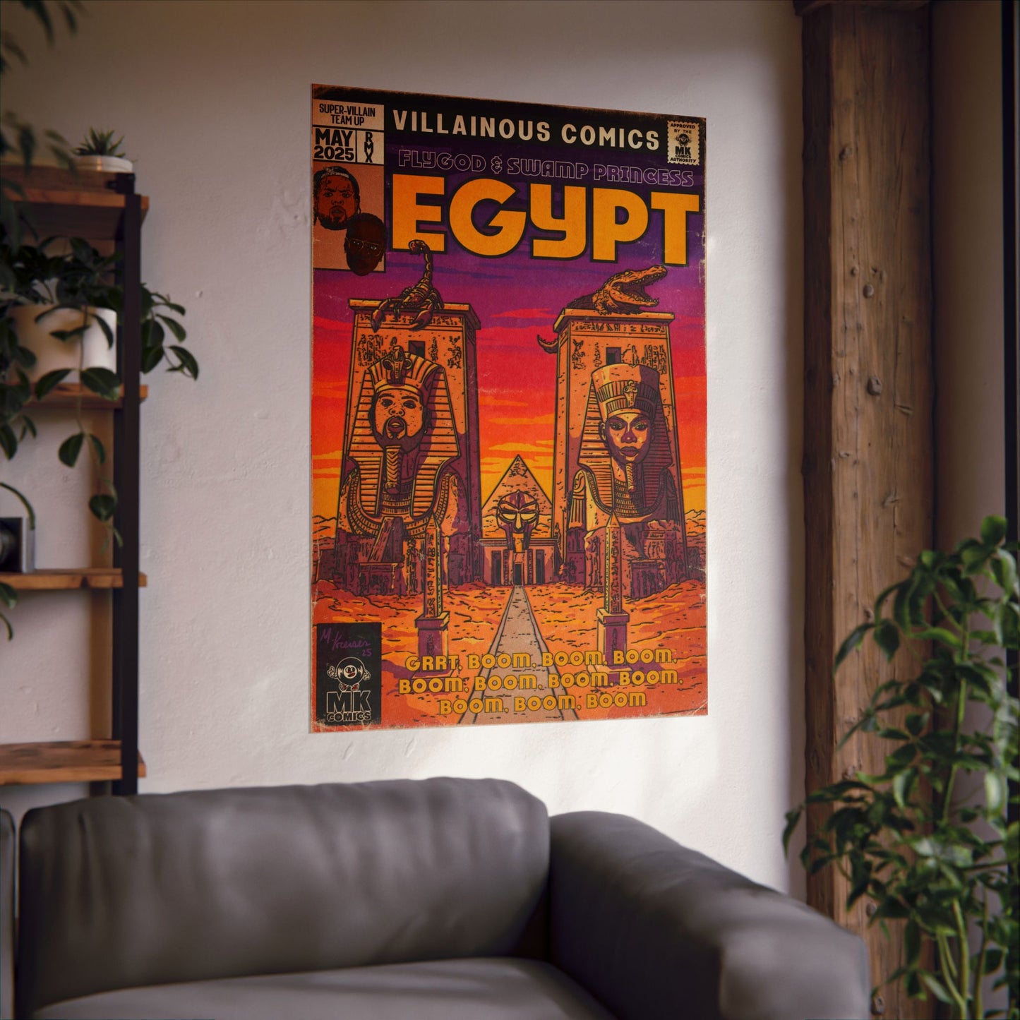Egypt Remix - Matte Vertical Posters