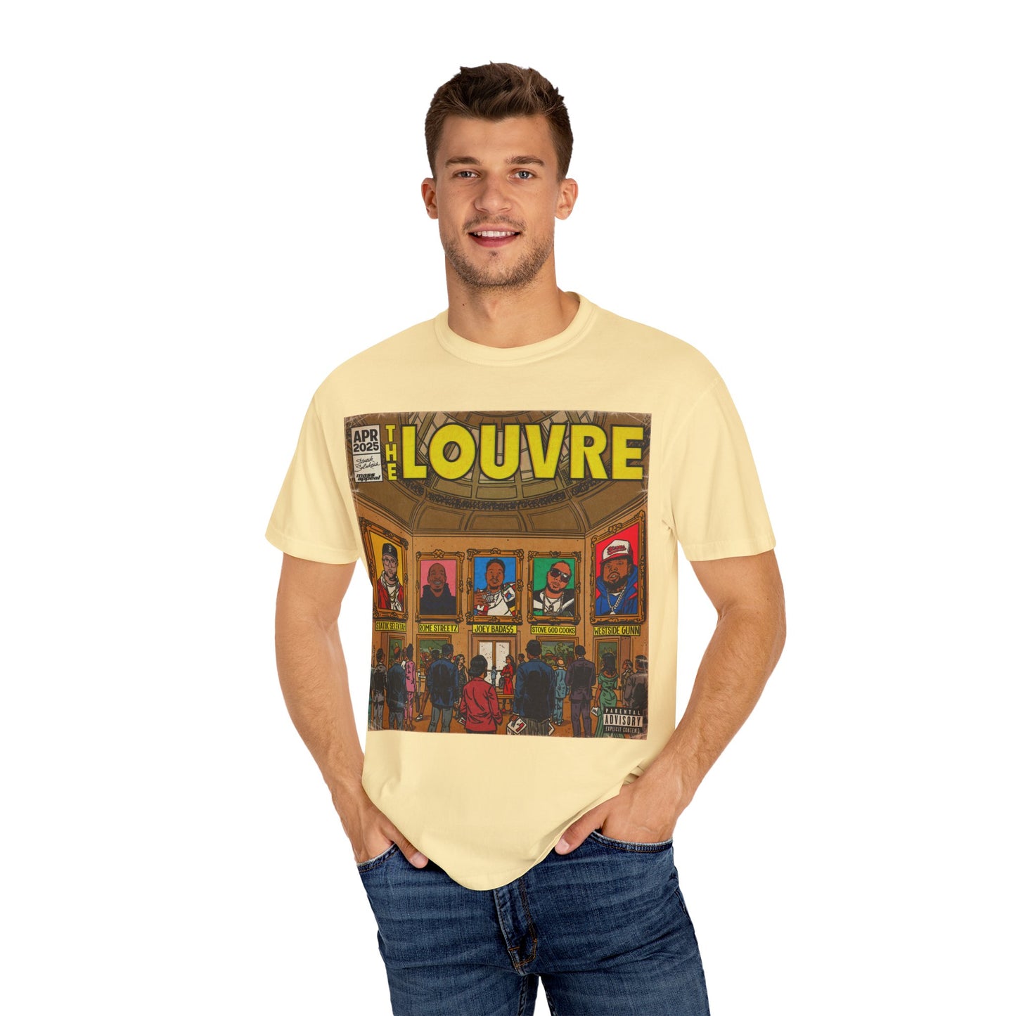 The Louvre - Statik Selektah & MK Collab - Unisex Comfort Colors T-shirt