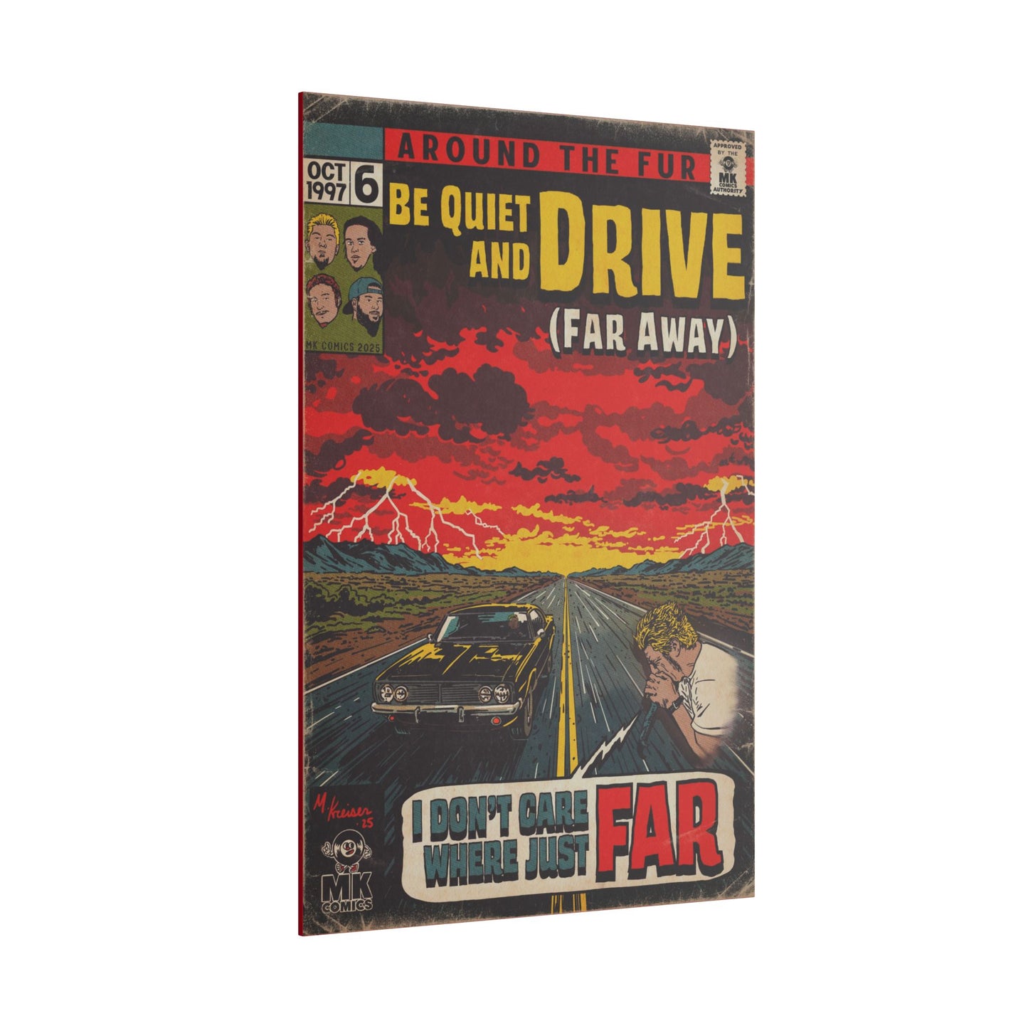 Be Quiet and Drive - Matte Canvas, Stretched, 0.75" (Multi-Size)