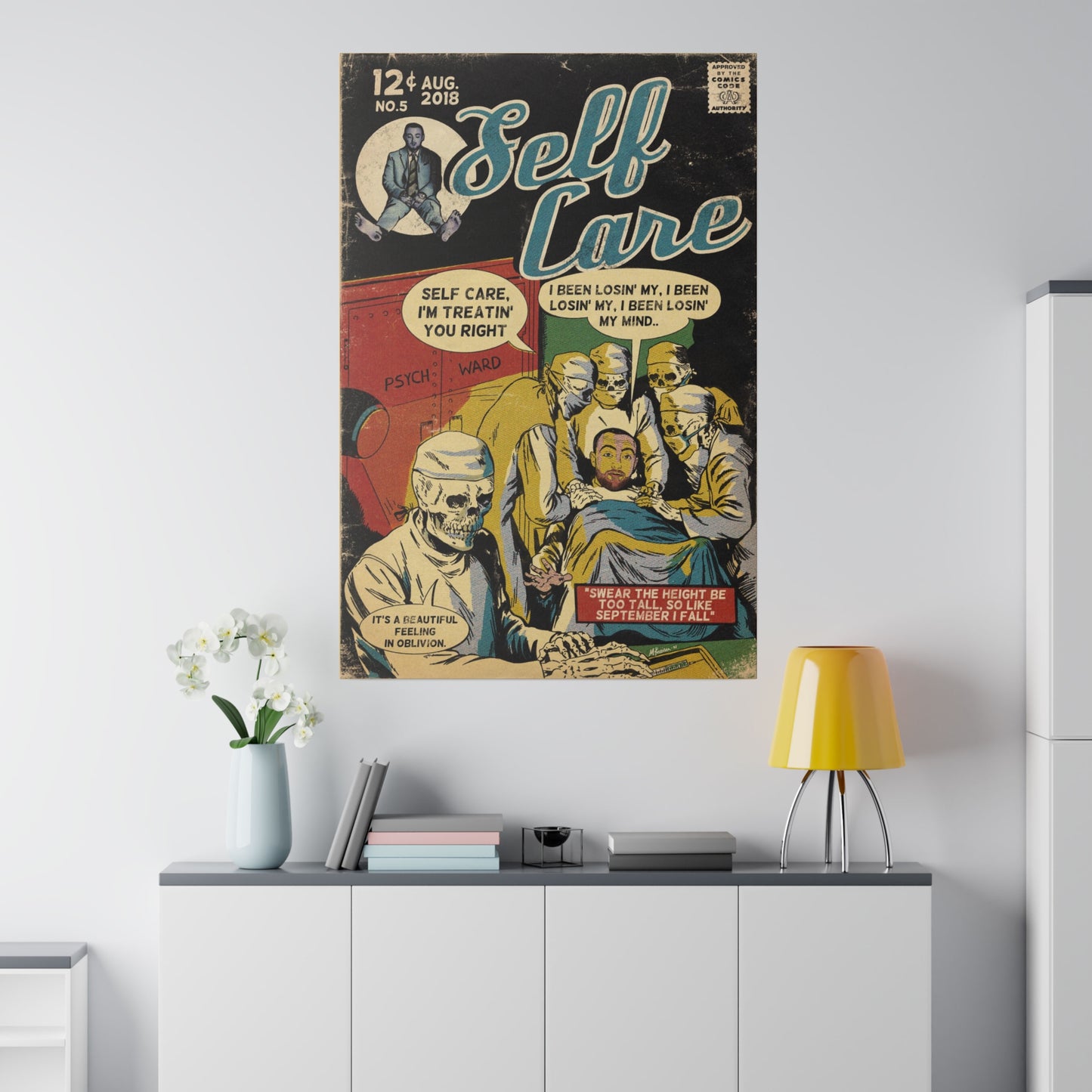 Self Care - Matte Canvas, Stretched