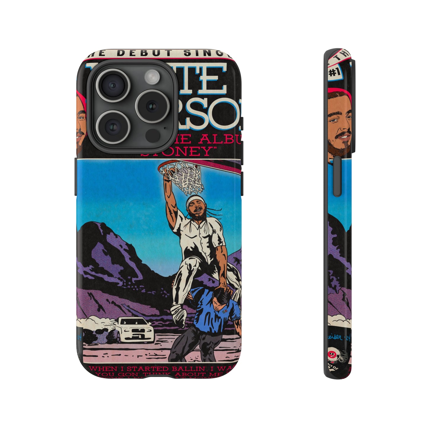 Post Malone - White Iverson - Tough Phone Cases