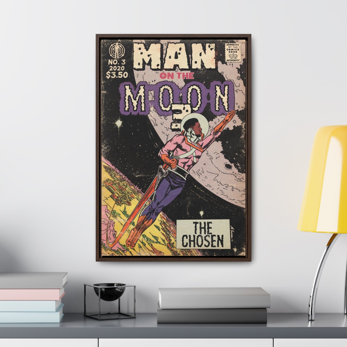 Kid Cudi - Man on the Moon 3 - Gallery Canvas Wraps, Vertical Frame