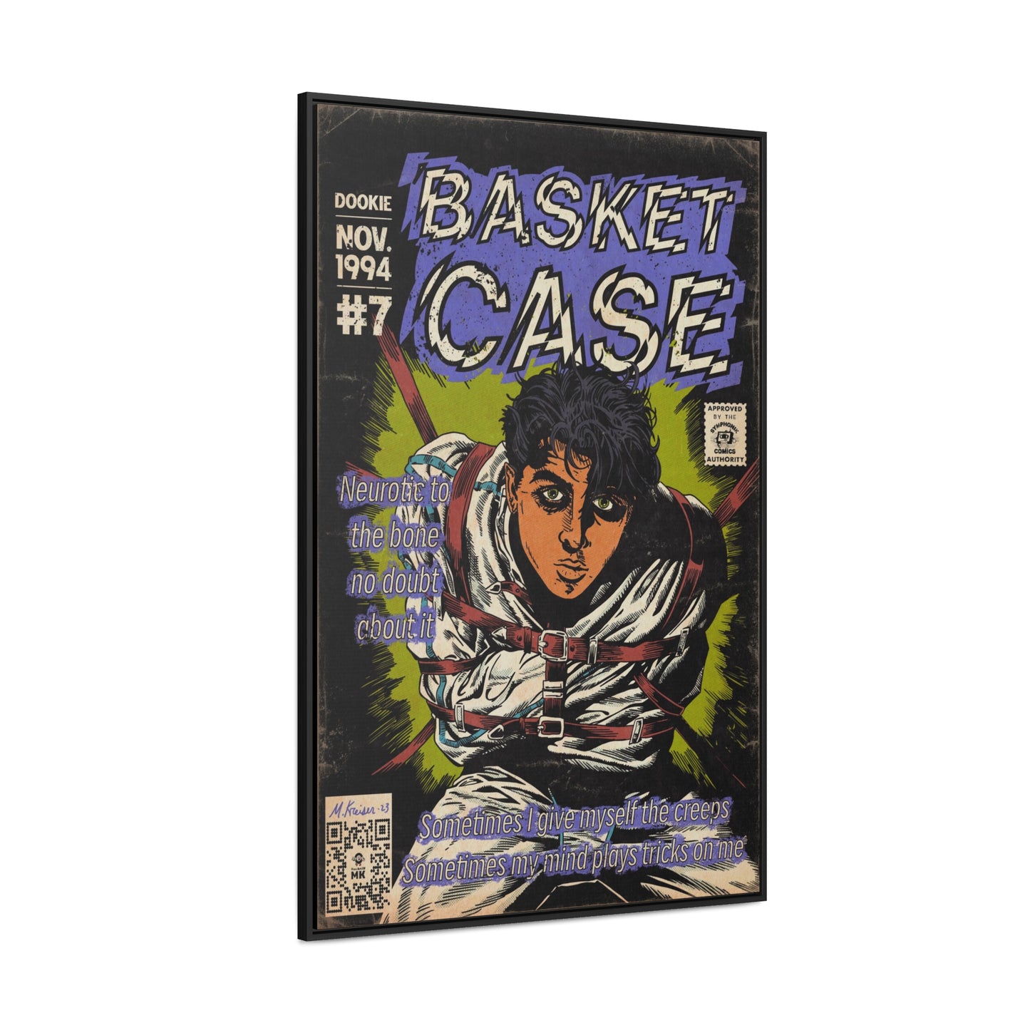 Green Day - Basket Case - Gallery Canvas Wraps, Vertical Frame