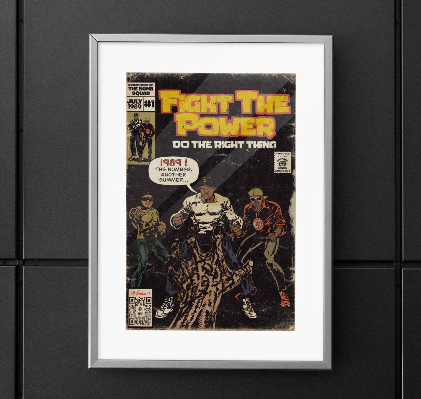 Public Enemy - Fight The Power - Vertical Matte Poster