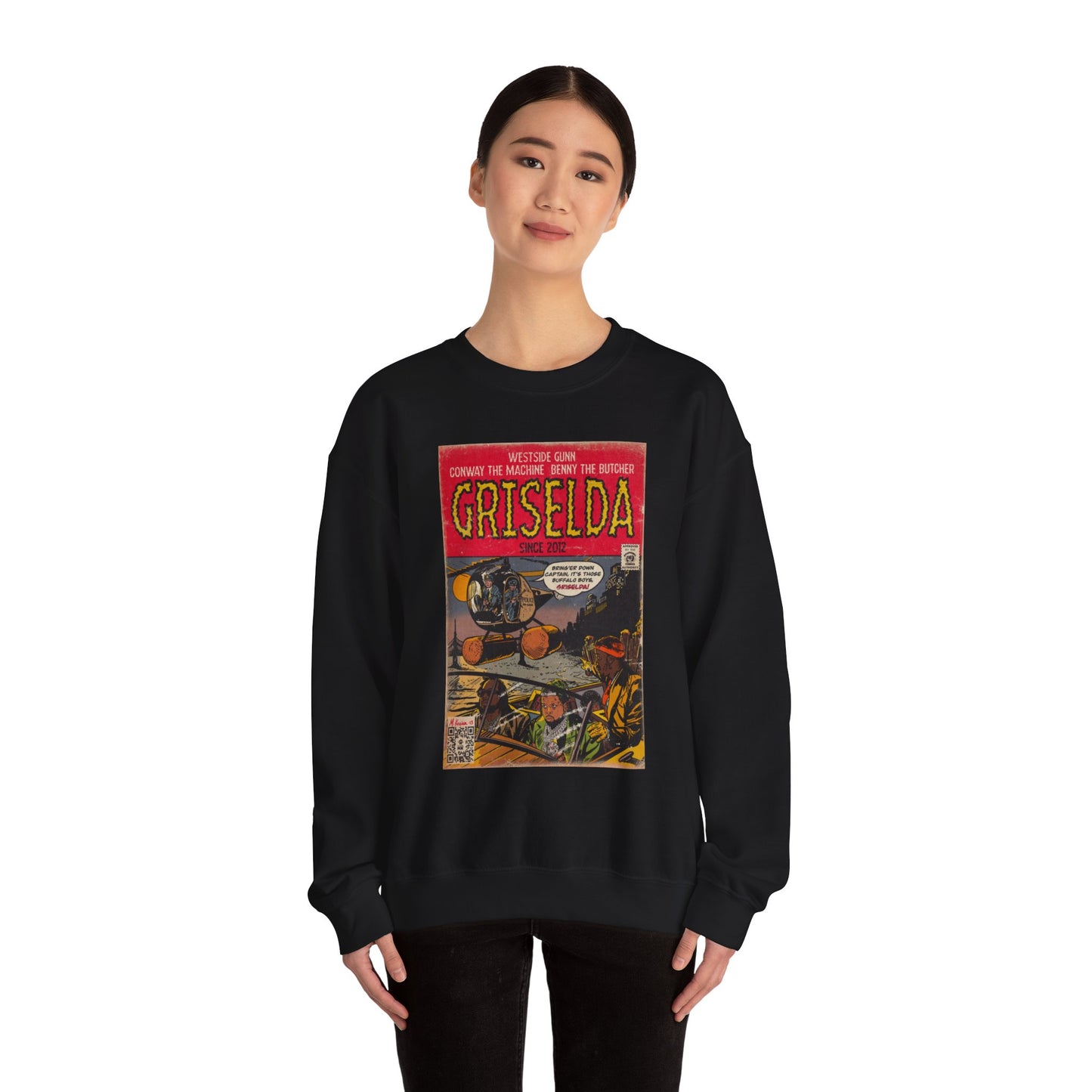 Griselda - Comic Book Art - Unisex Heavy Blend™ Crewneck Sweatshirt