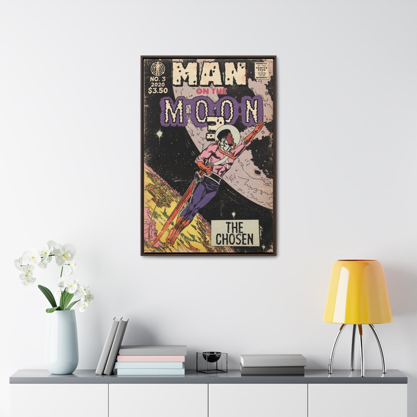 Kid Cudi - Man on the Moon 3 - Gallery Canvas Wraps, Vertical Frame