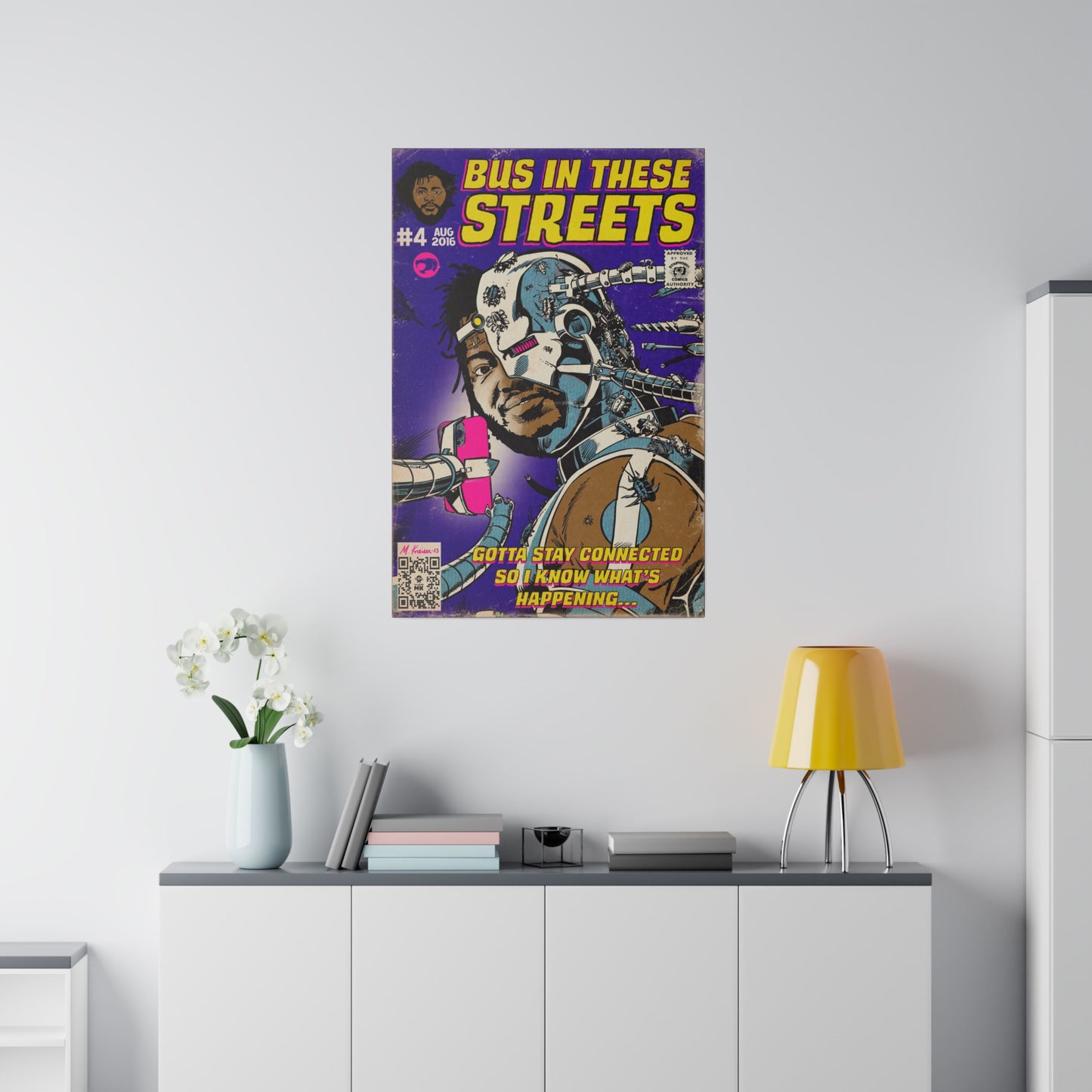 Thundercat - Bus In These Streets - Matte Canvas, Stretched, 0.75"