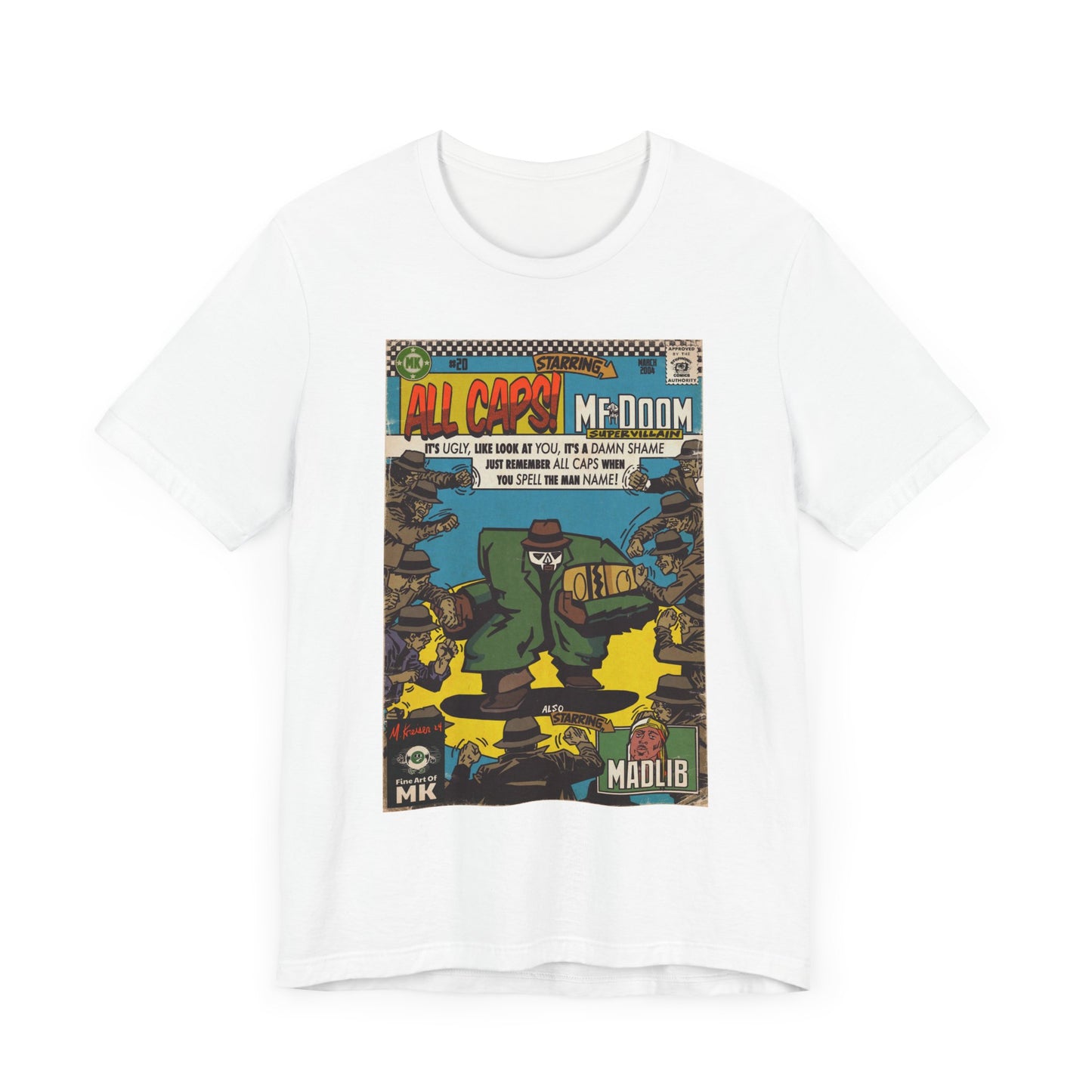 DOOM - All Caps - Unisex Jersey Short Sleeve Tee