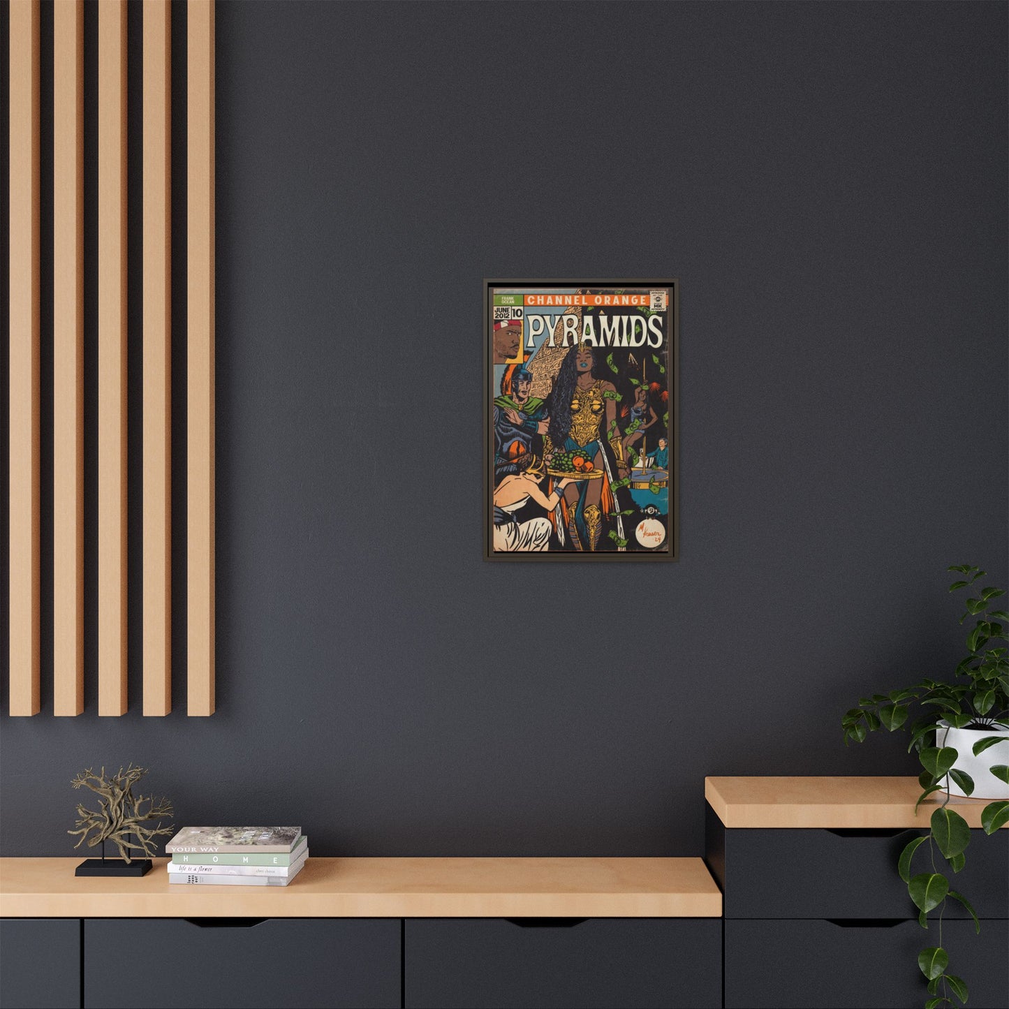 Frank Ocean - Pyramids - Gallery Canvas Wraps, Vertical Frame