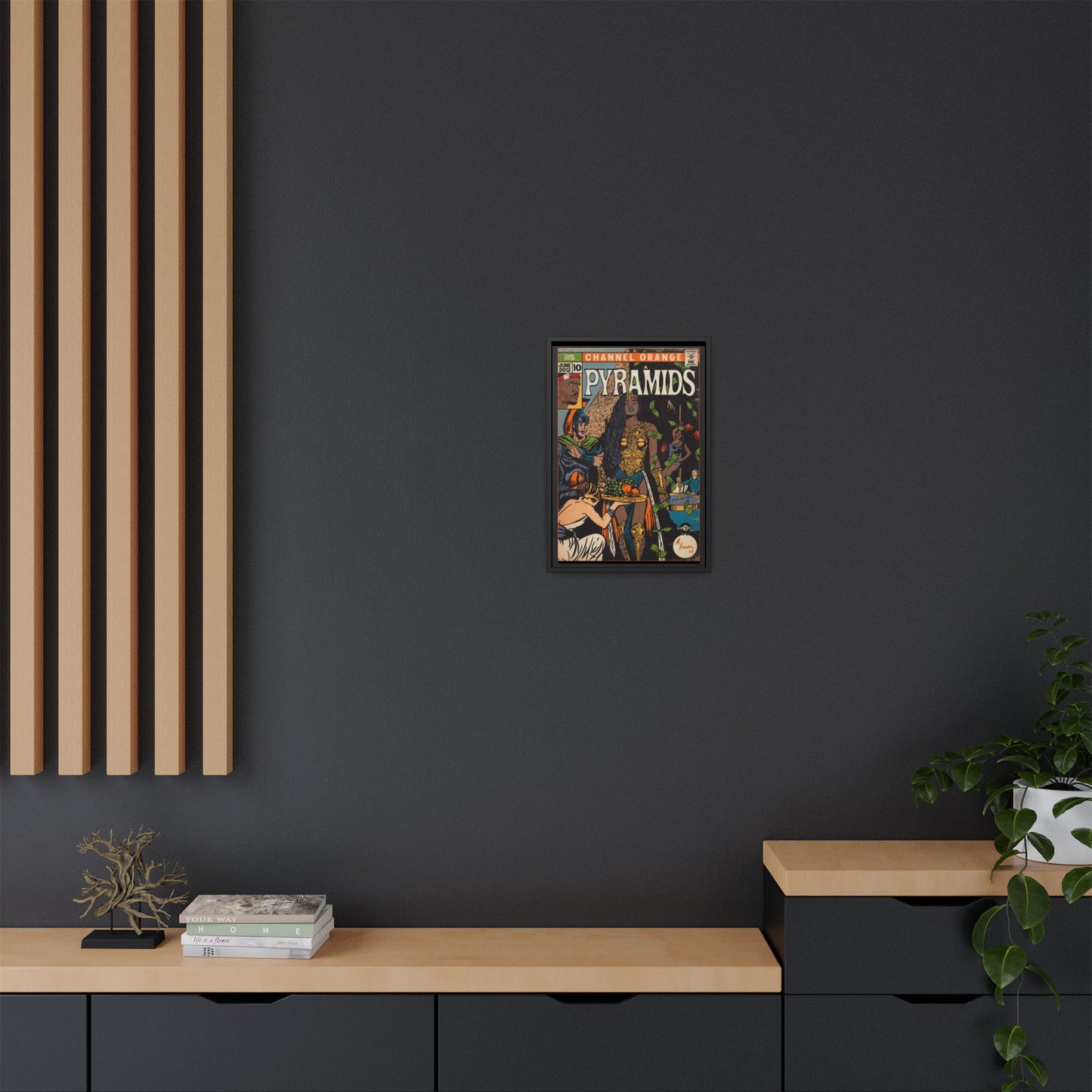 Frank Ocean - Pyramids - Gallery Canvas Wraps, Vertical Frame