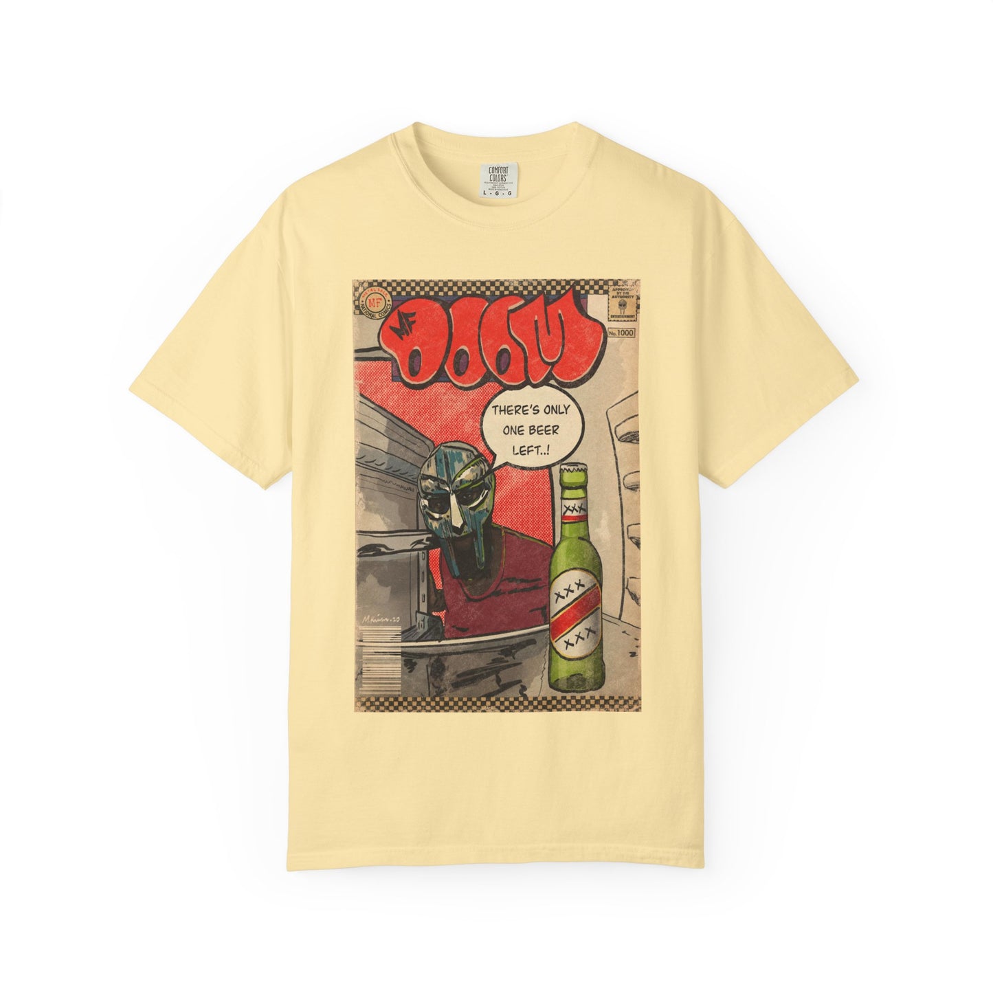 MF DOOM - One Beer - Unisex Comfort Colors T-shirt