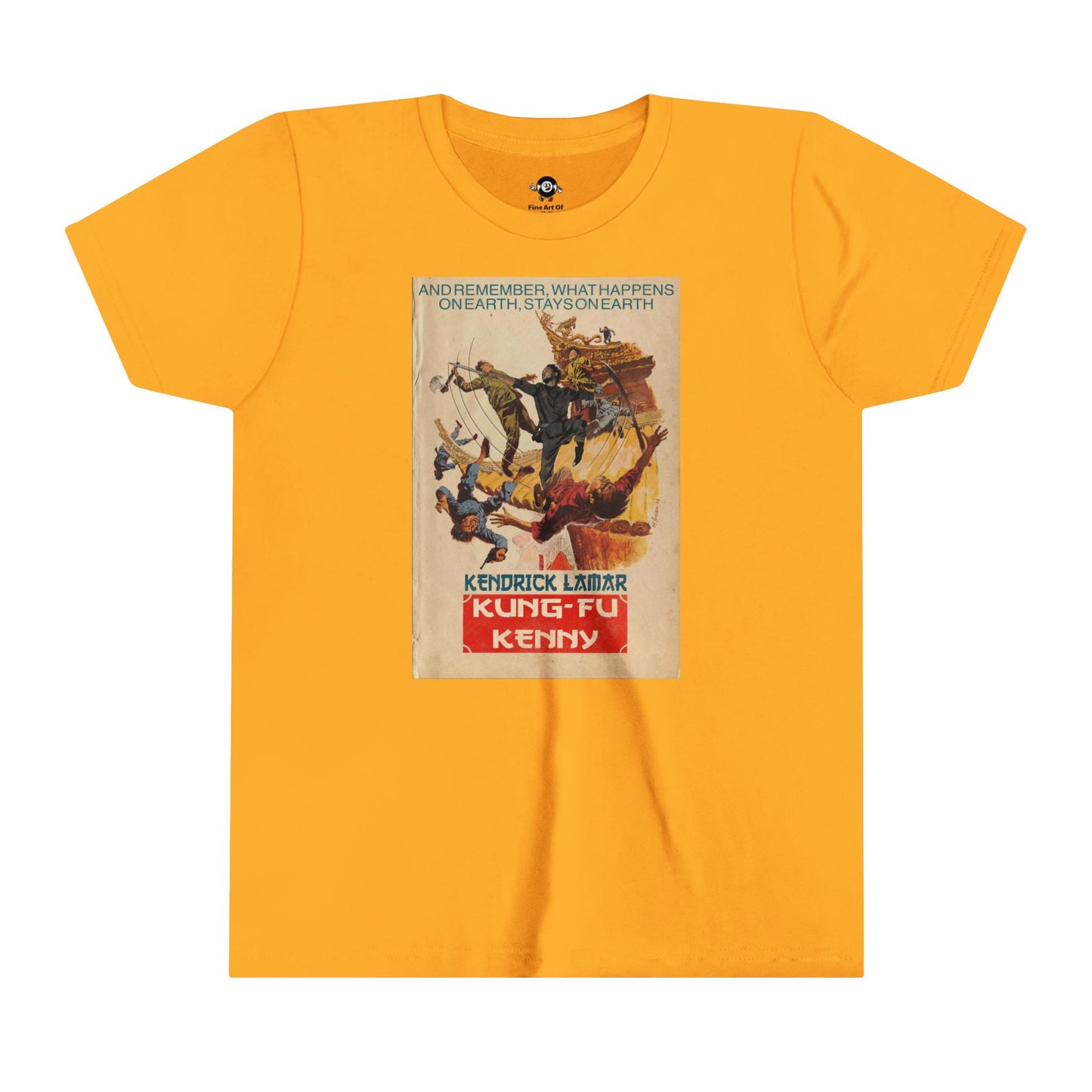 KIDS - Kendrick Lamar- Kung Fu Kenny - Youth Short Sleeve Tee