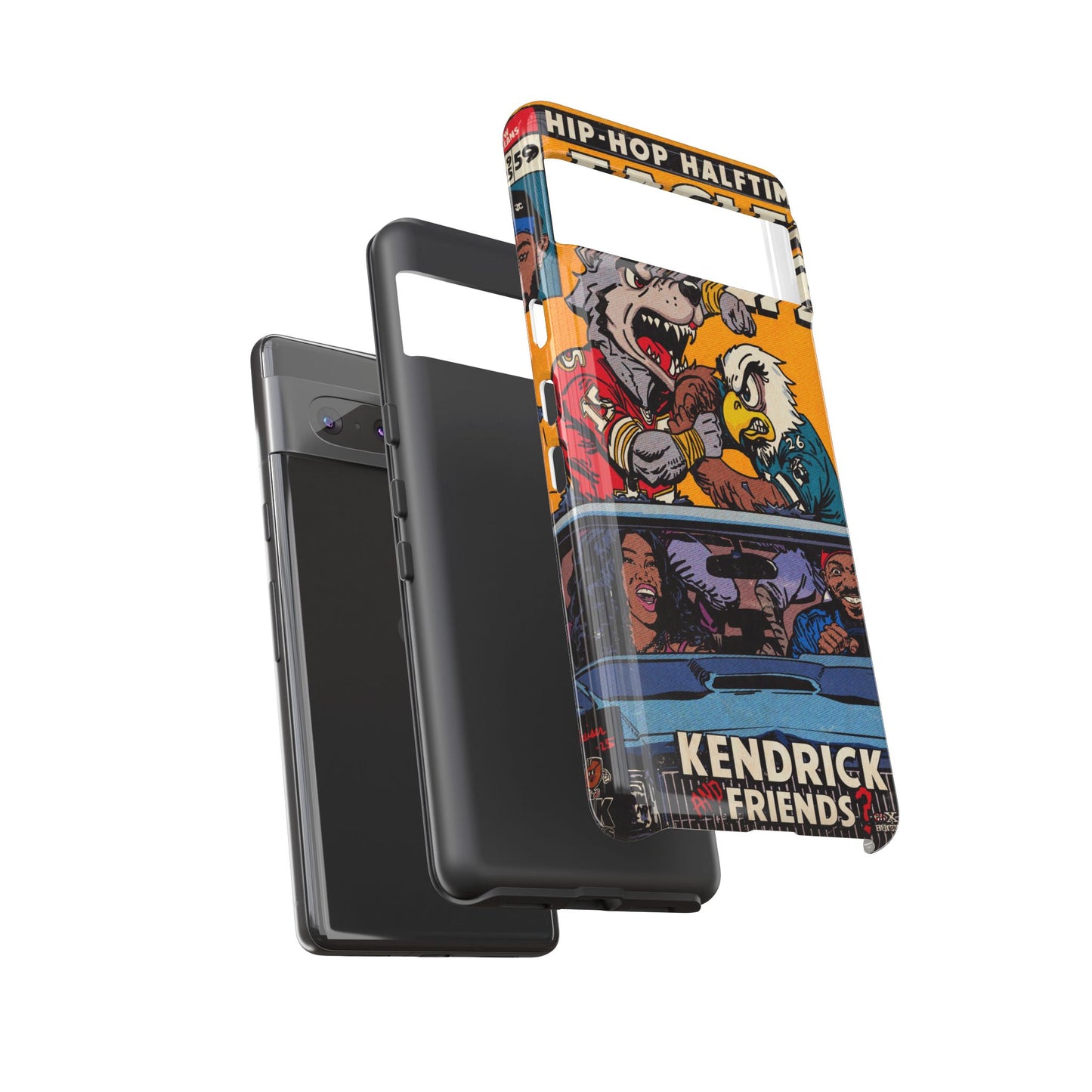 Kendrick & SZA - 2025 Halftime - Eagles vs Chiefs - Tough Phone Cases