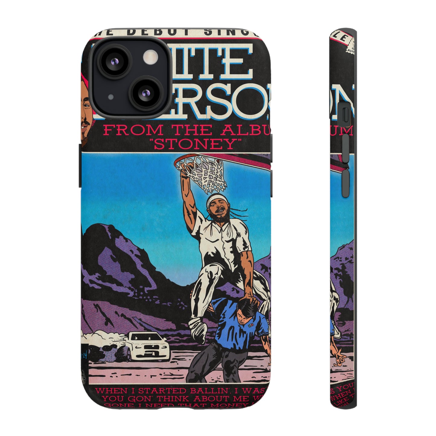 Post Malone - White Iverson - Tough Phone Cases