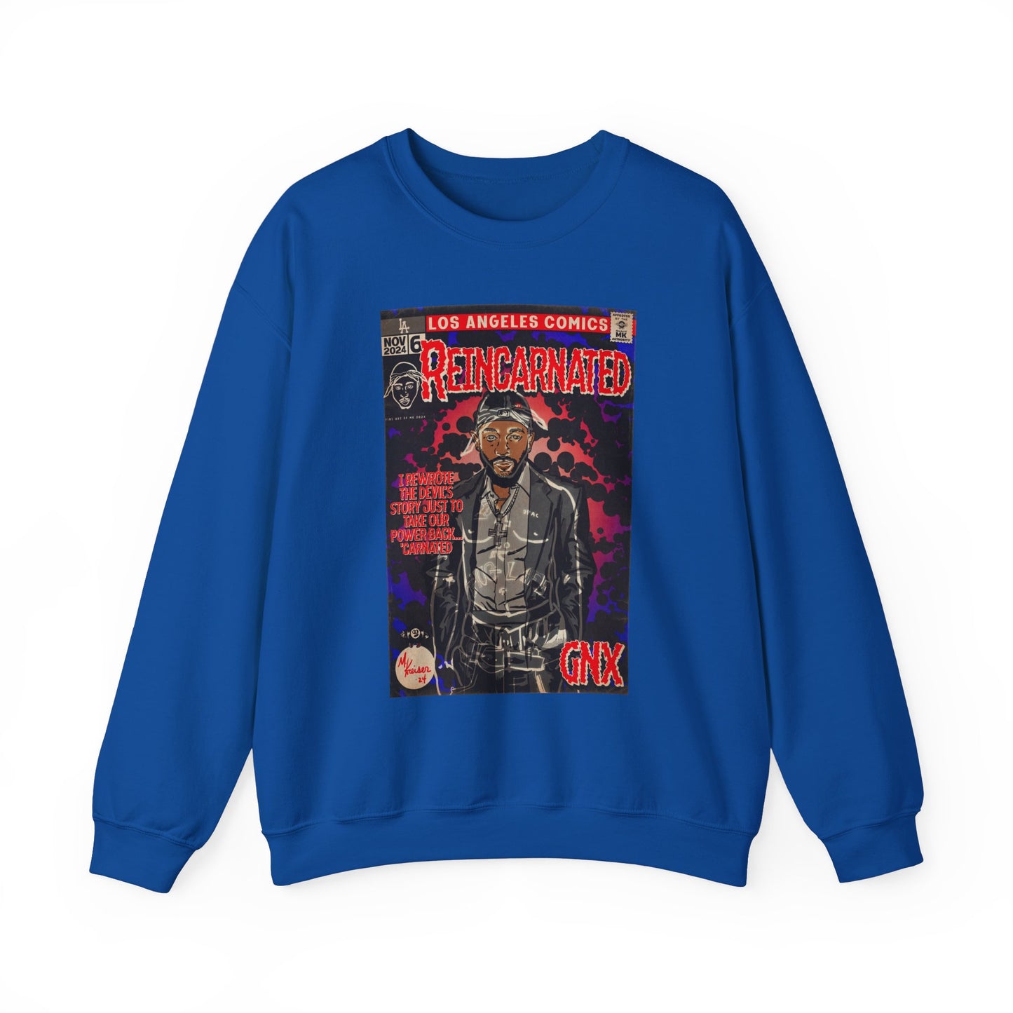 Kendrick Lamar - Reincarnated - Unisex Heavy Blend™ Crewneck Sweatshirt