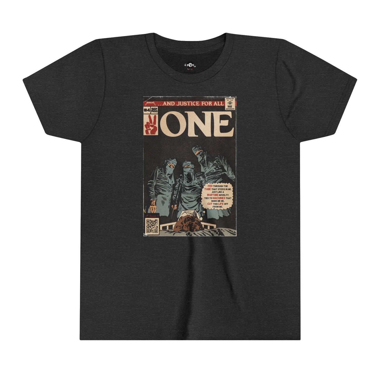 KIDS - Metallica- One - Youth Short Sleeve Tee