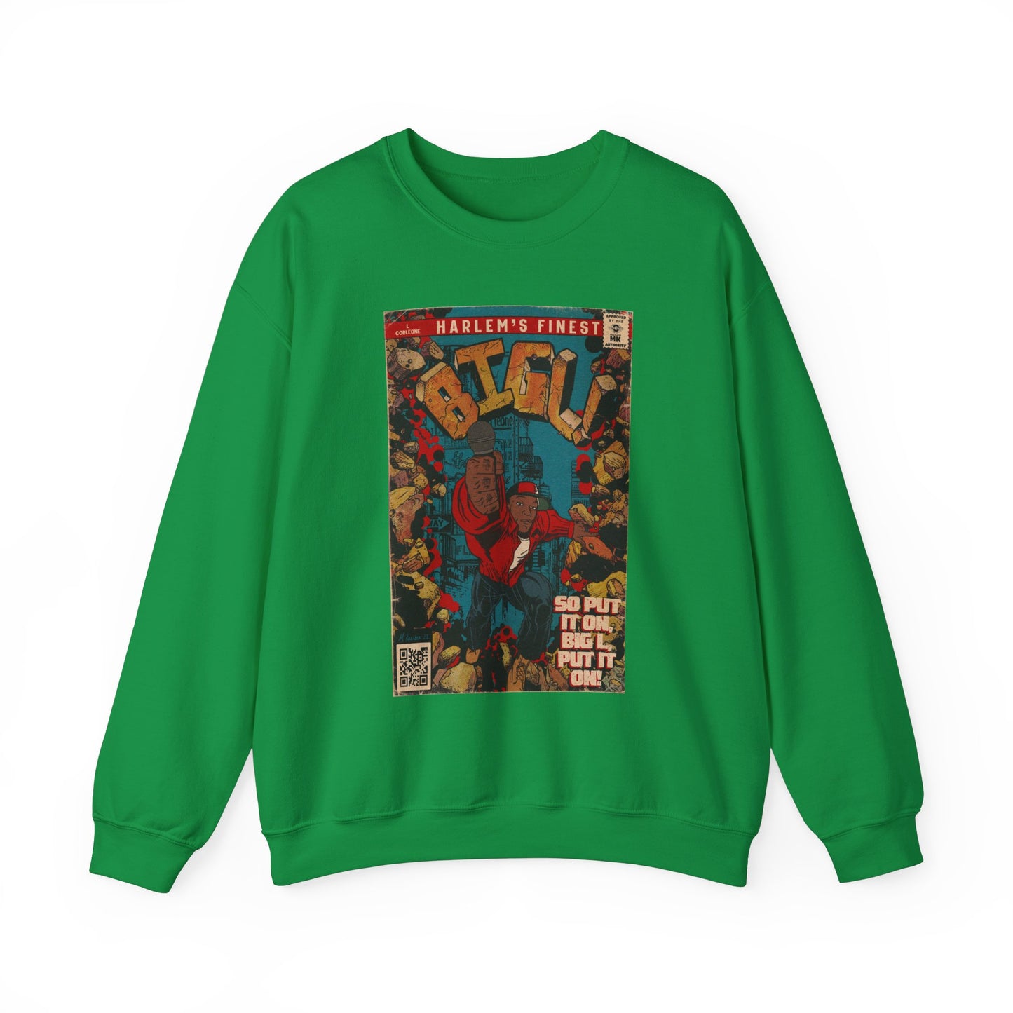 Big L - Put it on - Unisex Heavy Blend™ Crewneck Sweatshirt