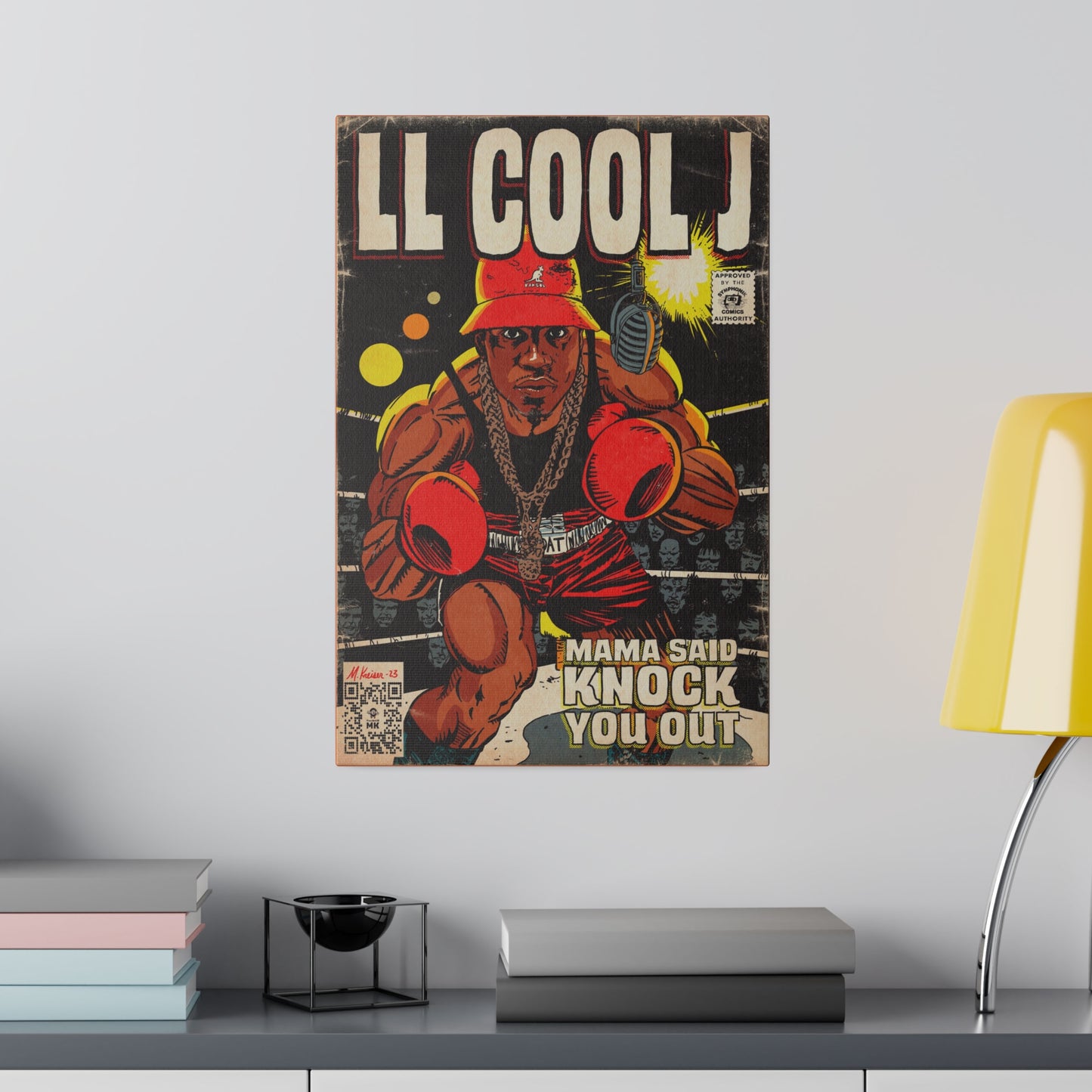 LL Cool J - Mama Said Knock You Out - Matte Canvas, Stretched, 0.75"