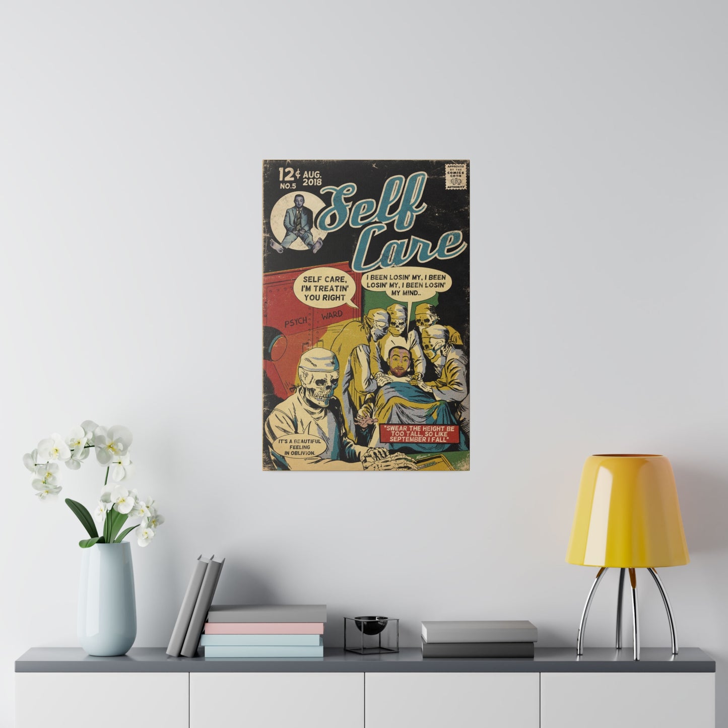 Self Care - Matte Canvas, Stretched