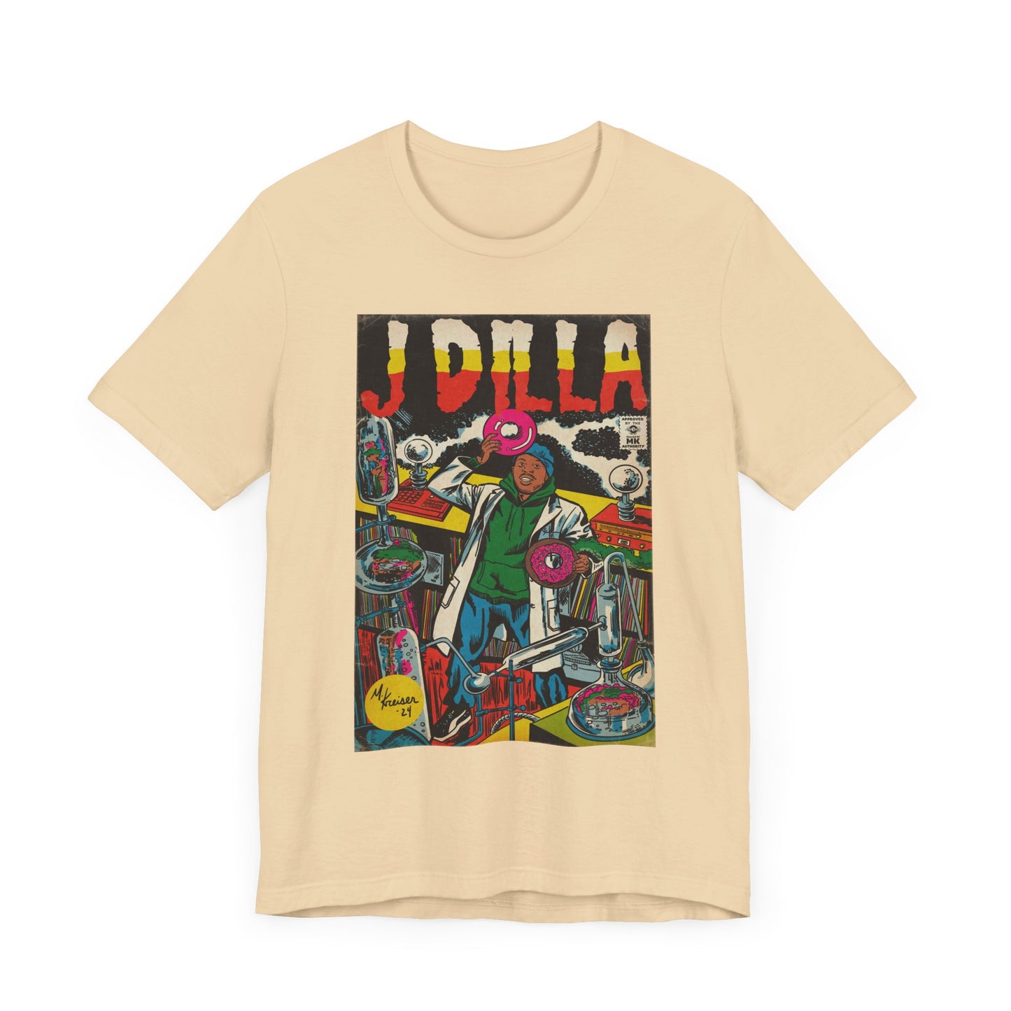 J Dilla - Comic Book Art - Unisex Jersey Short Sleeve Tee