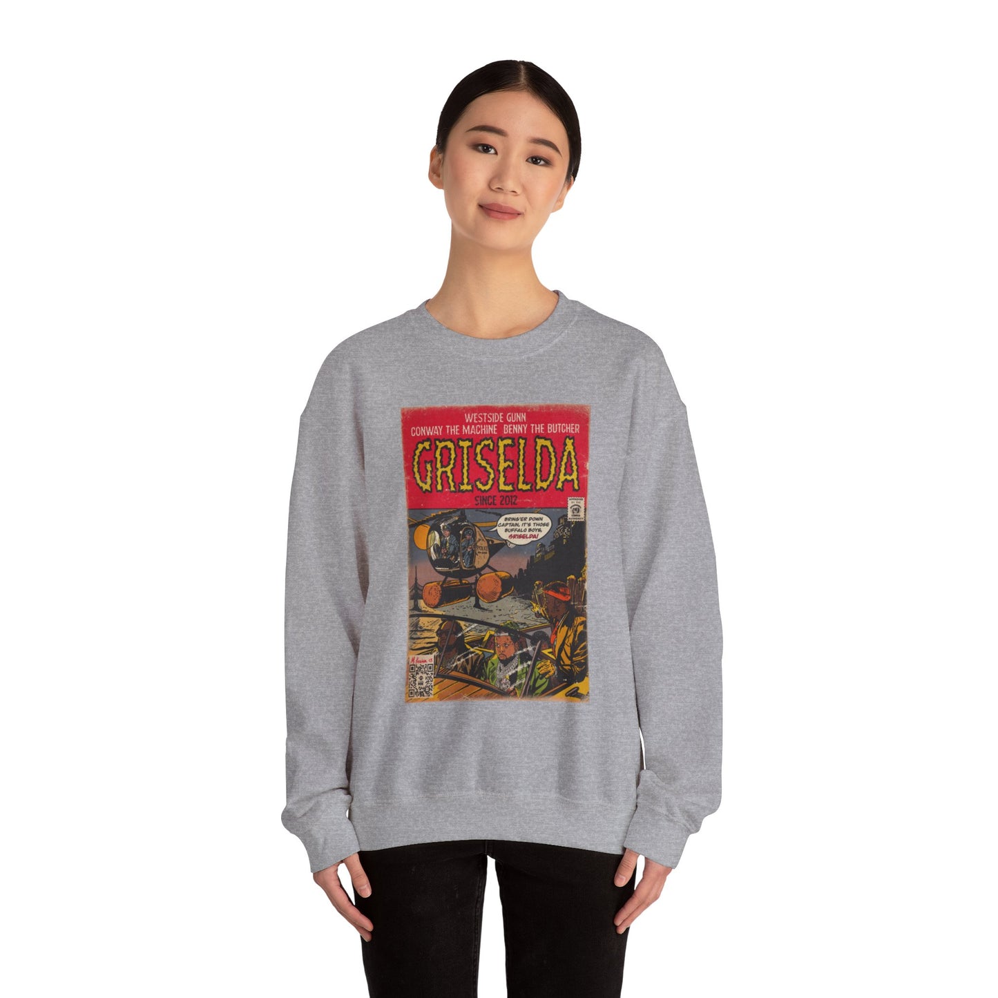Griselda - Comic Book Art - Unisex Heavy Blend™ Crewneck Sweatshirt