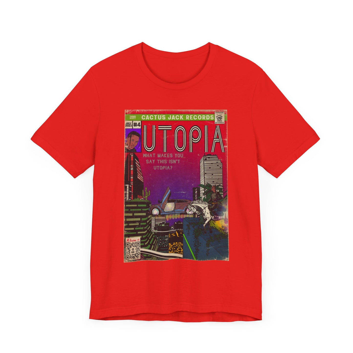 Travis Scott - Utopia - Unisex Jersey Short Sleeve Tee