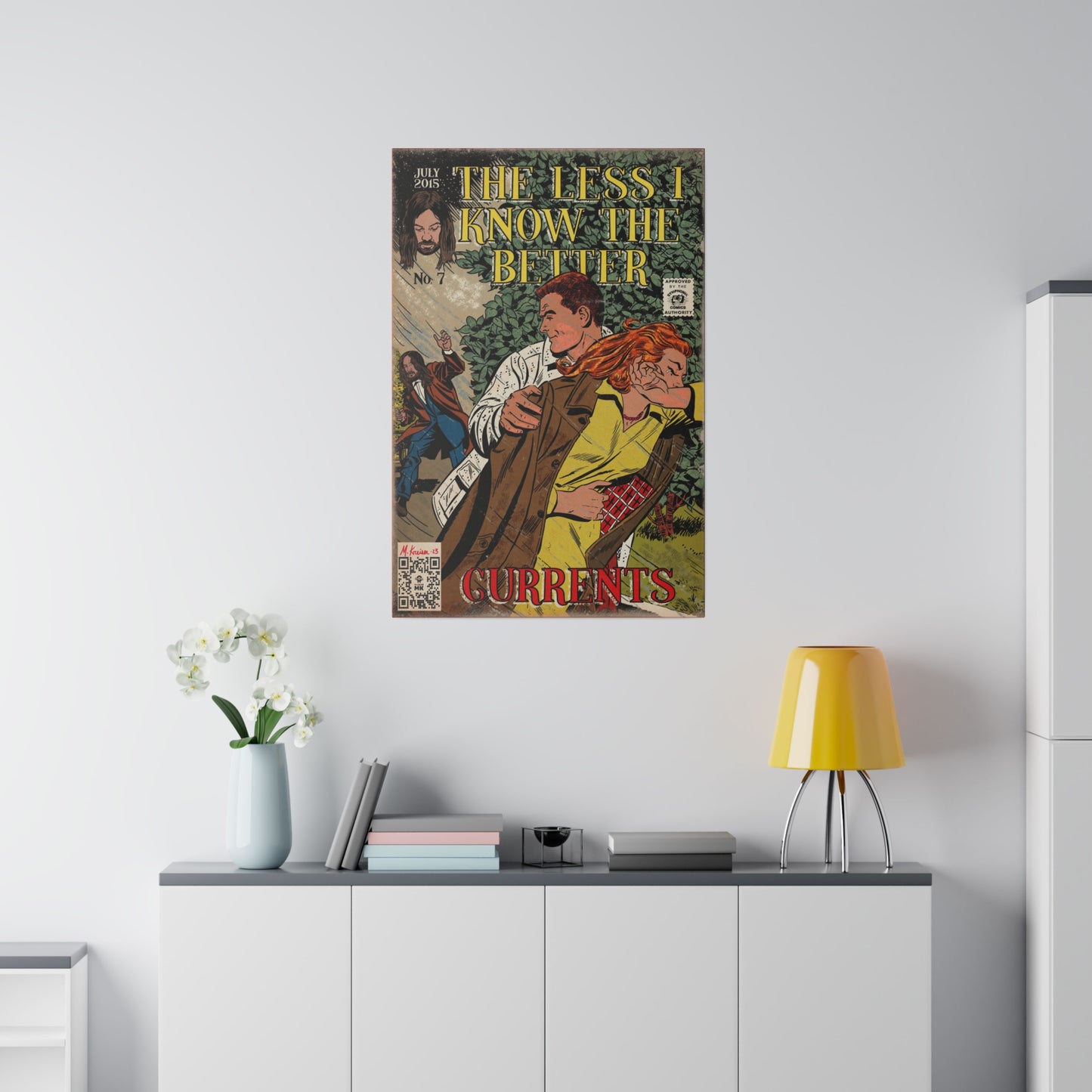 Tame Impala - The Less I Know The Better - Matte Canvas, Stretched, 0.75"