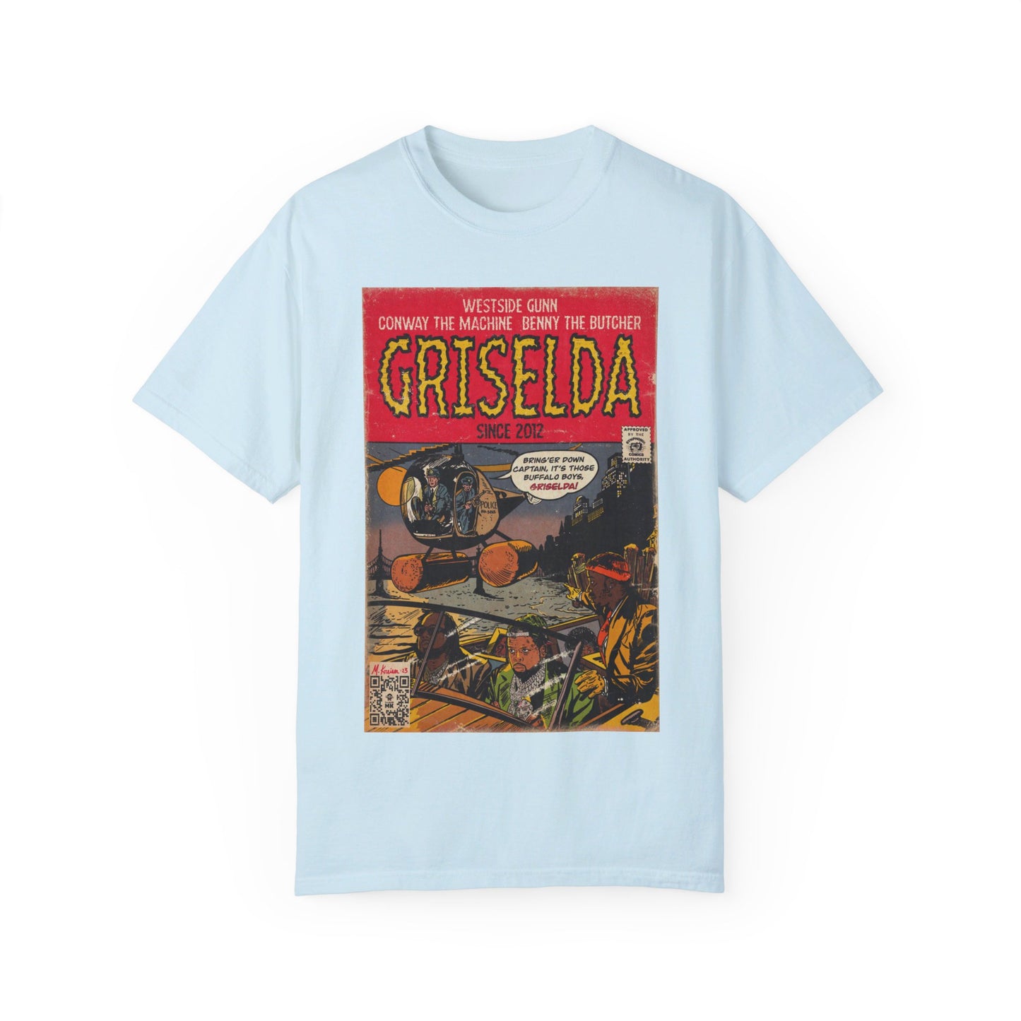 Griselda - Comic Book Art - Unisex Garment-Dyed T-shirt