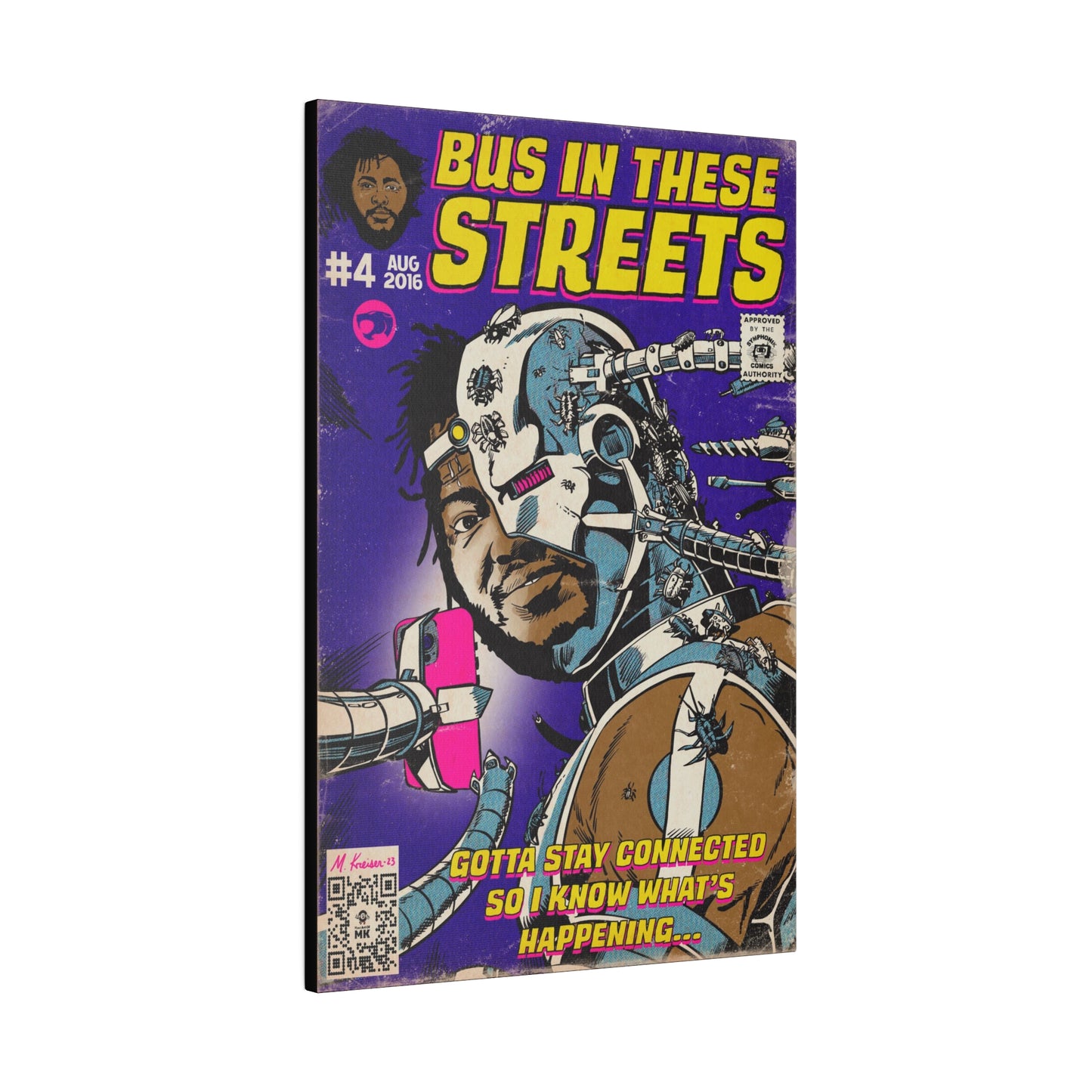 Thundercat - Bus In These Streets - Matte Canvas, Stretched, 0.75"