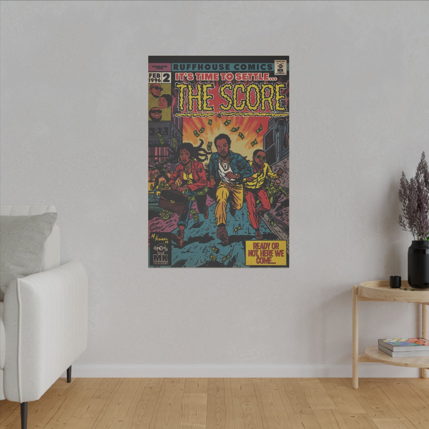The Score - Matte Canvas, Stretched, 0.75" (Multi-Size)