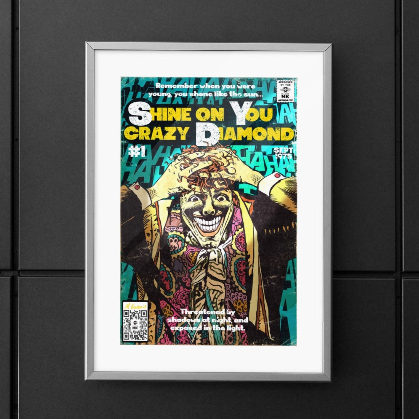 Pink Floyd - Shine on You crazy Diamond - Vertical Matte Poster