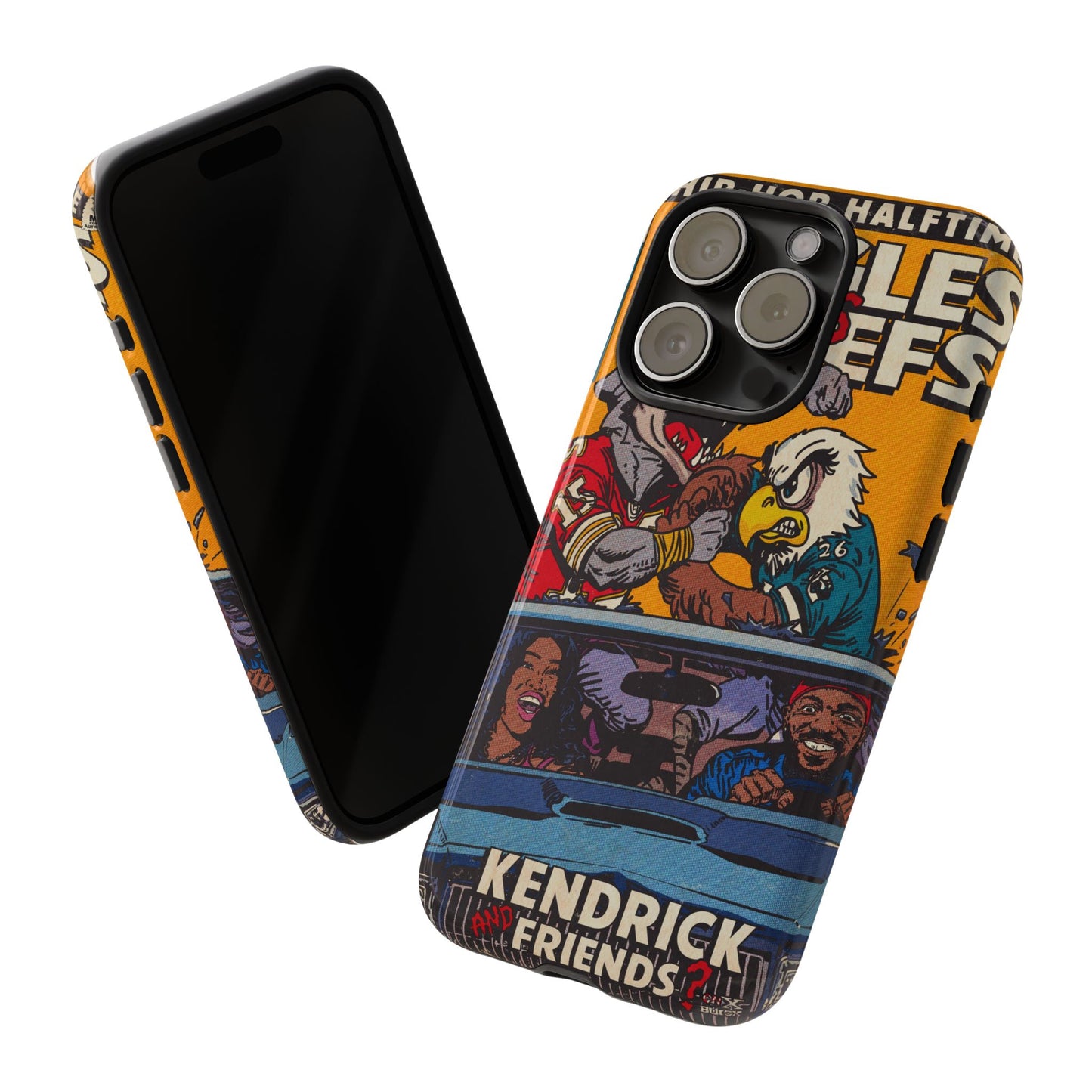 Kendrick & SZA - 2025 Halftime - Eagles vs Chiefs - Tough Phone Cases