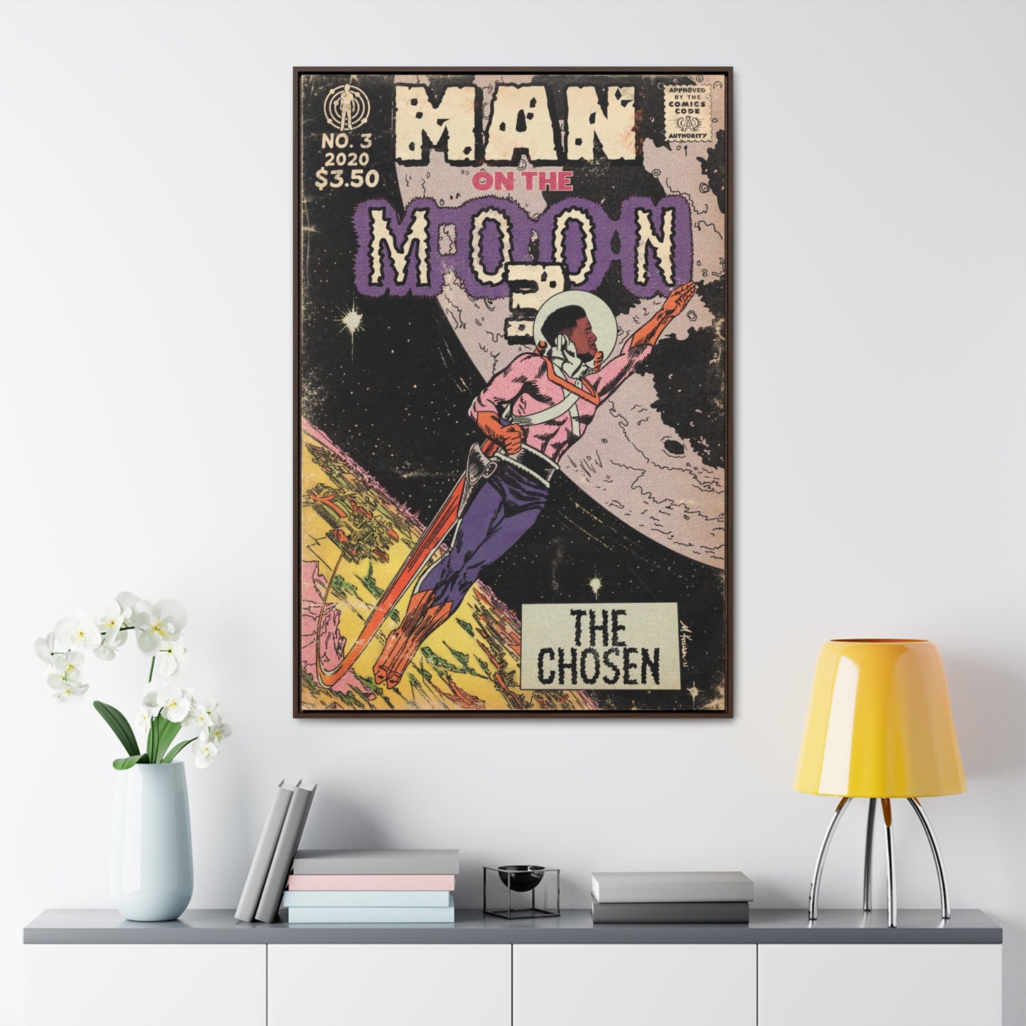 Kid Cudi - Man on the Moon 3 - Gallery Canvas Wraps, Vertical Frame