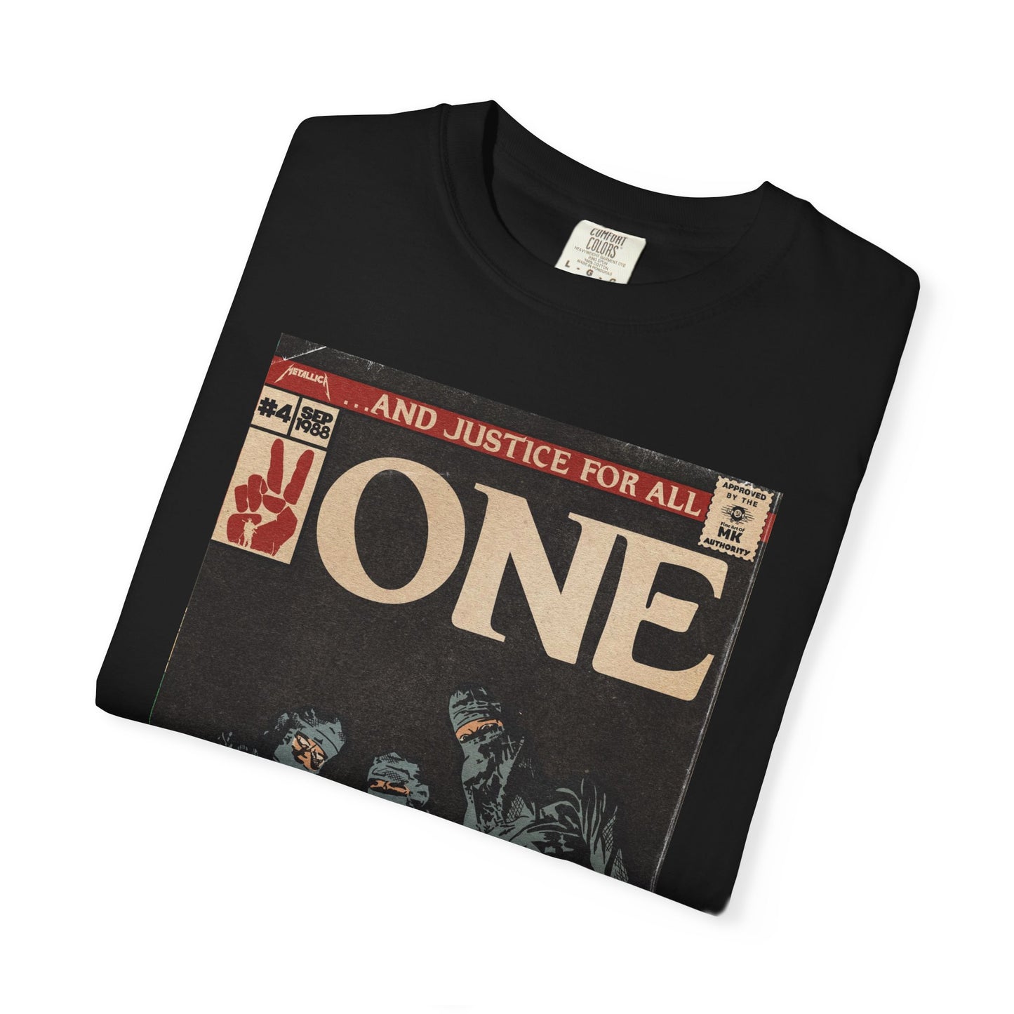 Metallica - One - Unisex Comfort Colors T-shirt