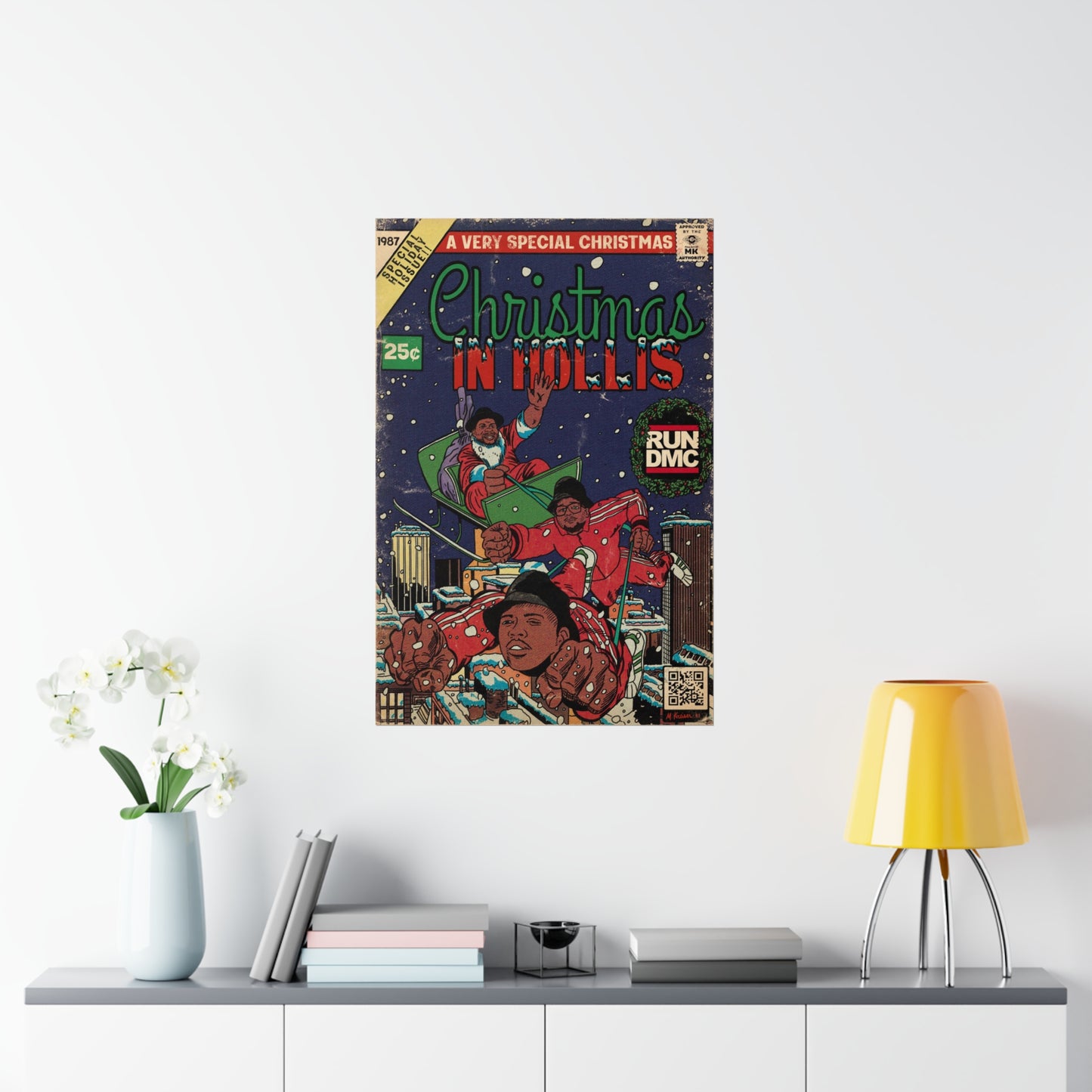 RUN DMC - Christmas In Hollis- Vertical Matte Poster