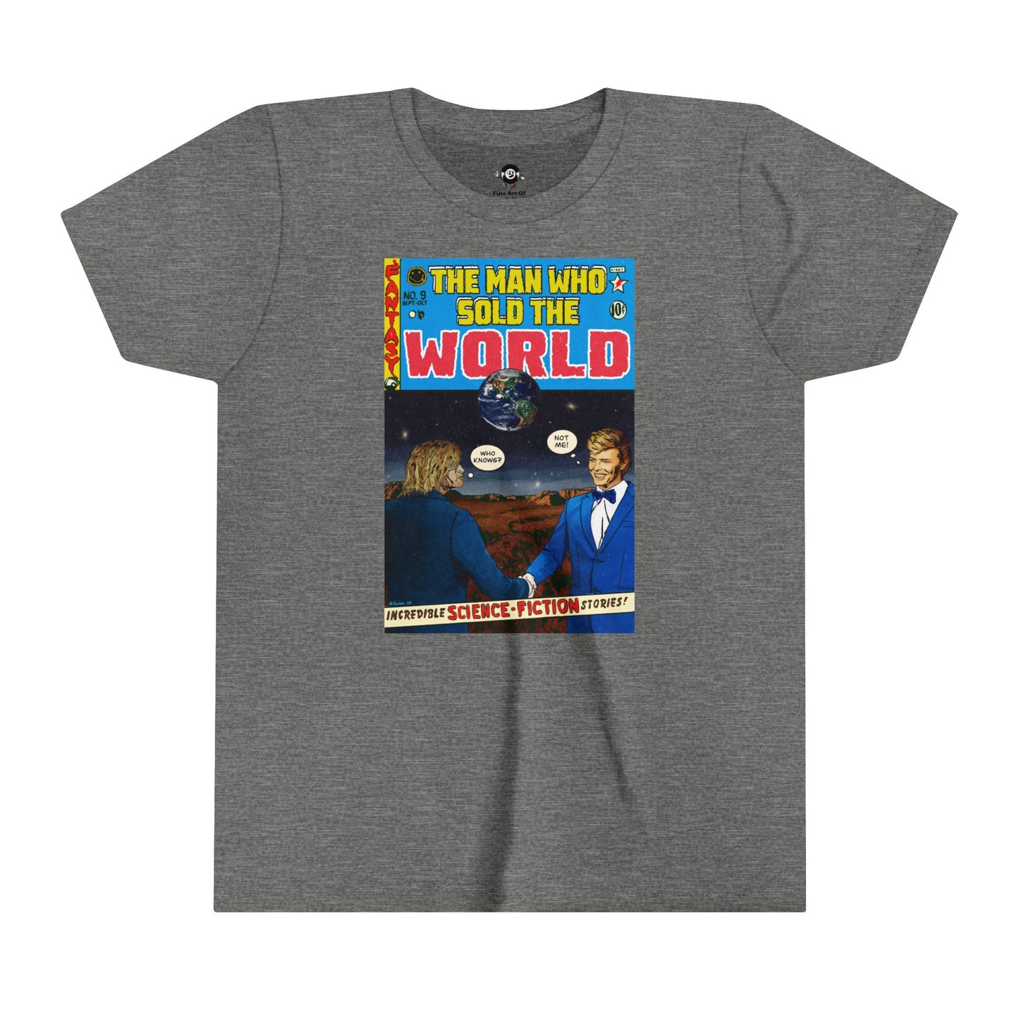 KIDS - Cobain & Bowie - The Man Who Wold The World - Youth Short Sleeve Tee