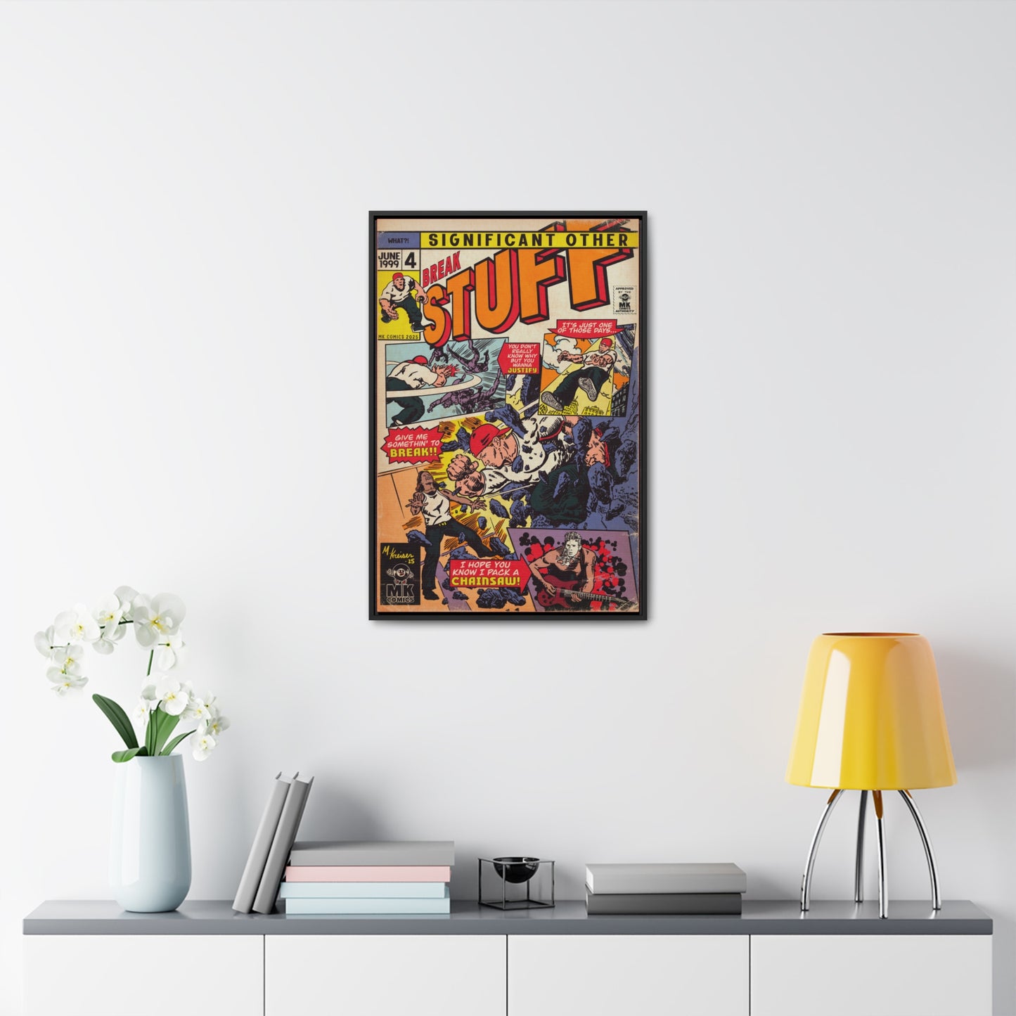 Break Stuff - Gallery Canvas Wraps, Vertical Frame