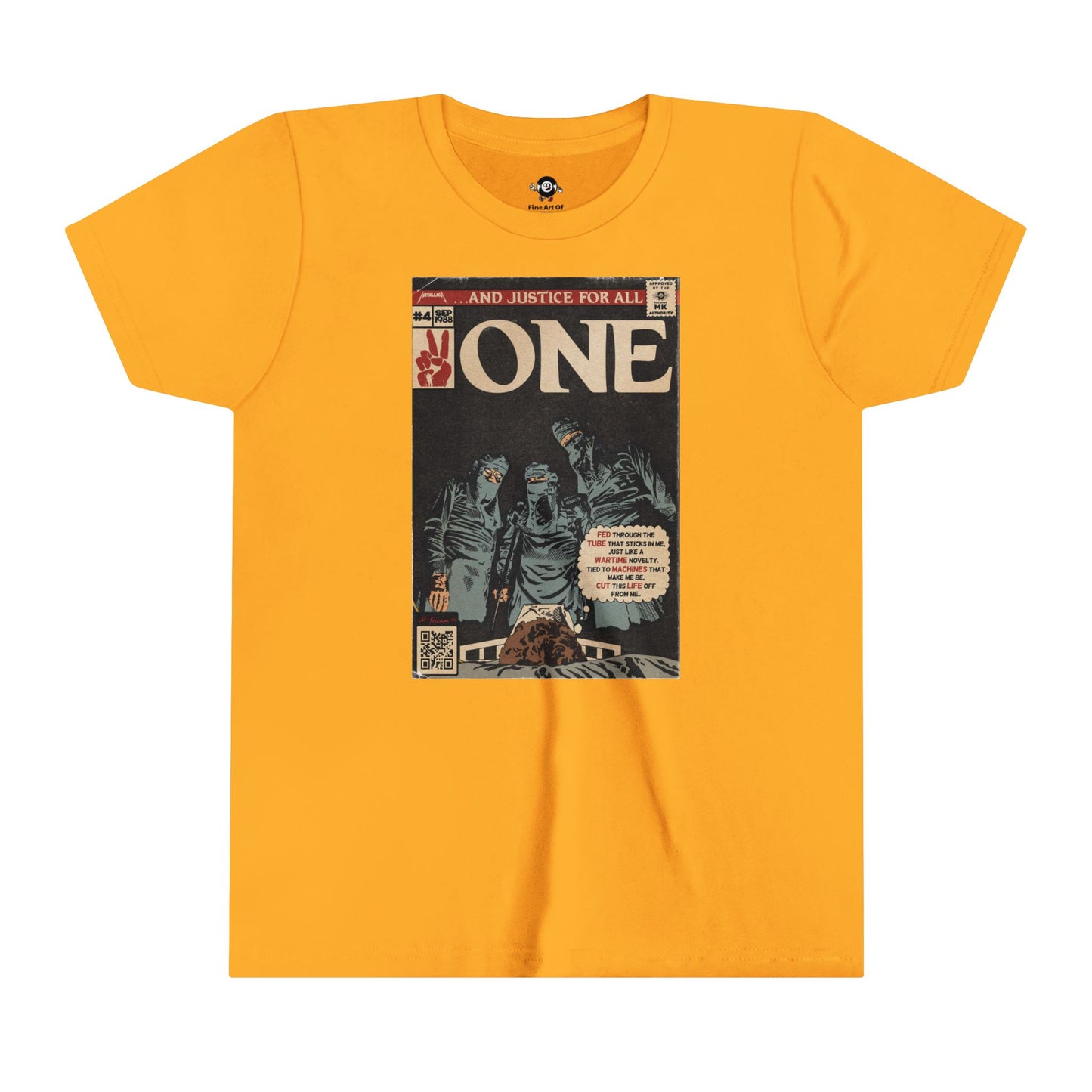 KIDS - Metallica- One - Youth Short Sleeve Tee