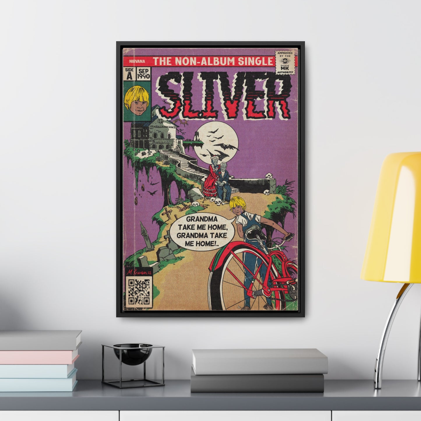 Nirvana - Sliver - Gallery Canvas Wraps, Vertical Frame