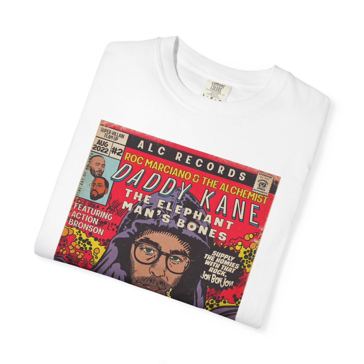 Roc Marciano, Alchemist, Action Bronson - Daddy Kane - Unisex Comfort Colors T-shirt