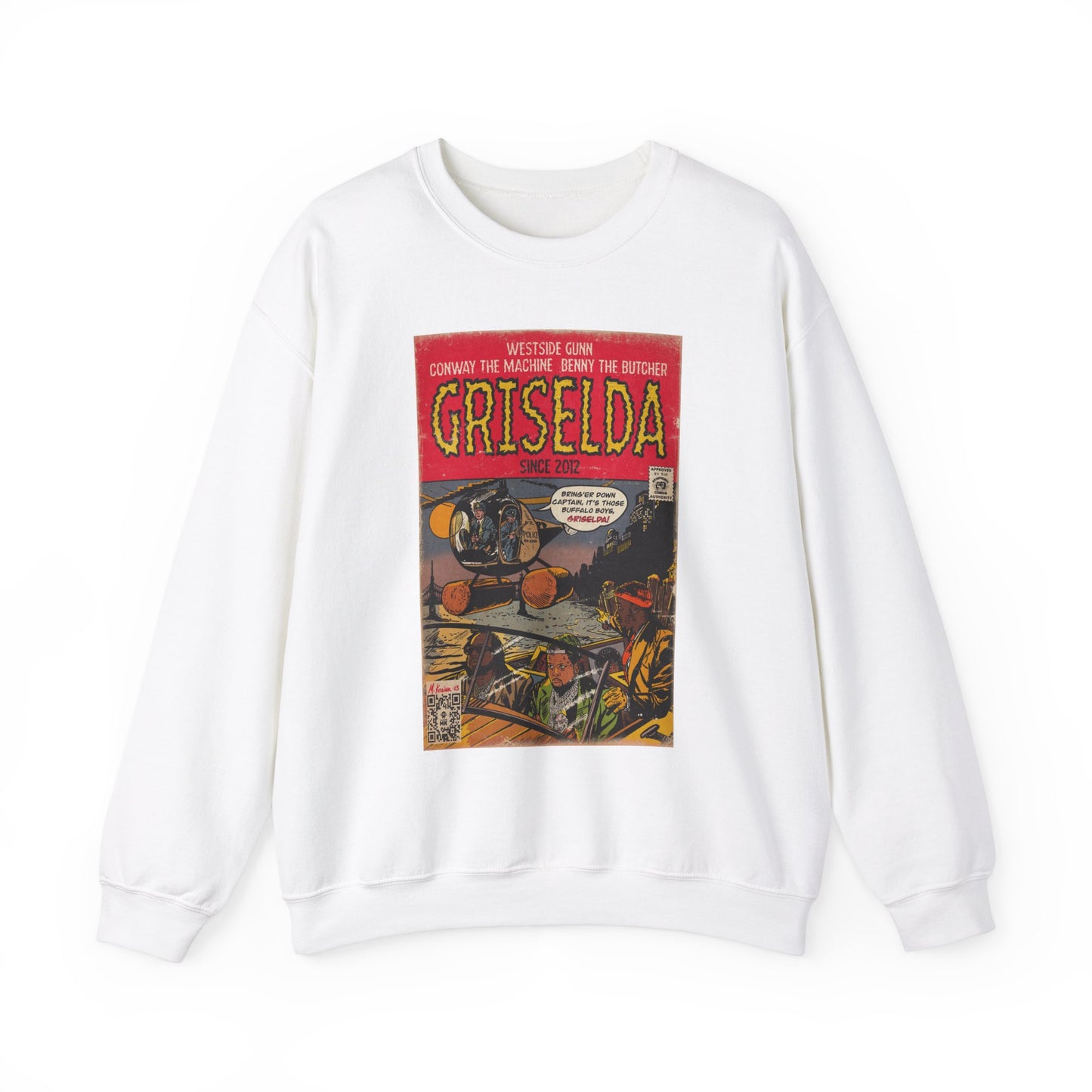 Griselda - Comic Book Art - Unisex Heavy Blend™ Crewneck Sweatshirt