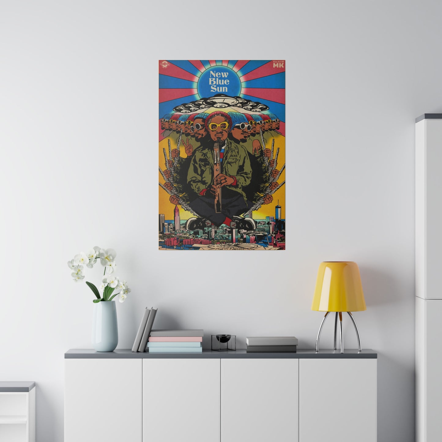 Andre 3000 - New Blue Sun - Matte Canvas, Stretched, 0.75"