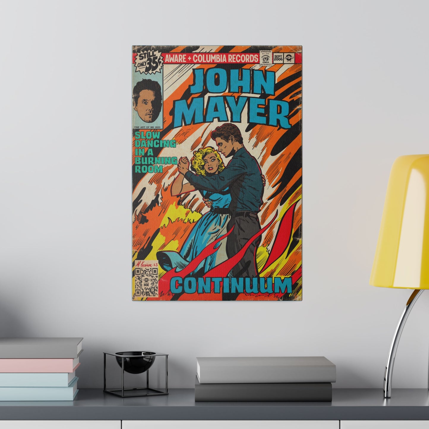 John Mayer - Slow Dancing in a Burning Room - Matte Canvas, Stretched, 0.75"