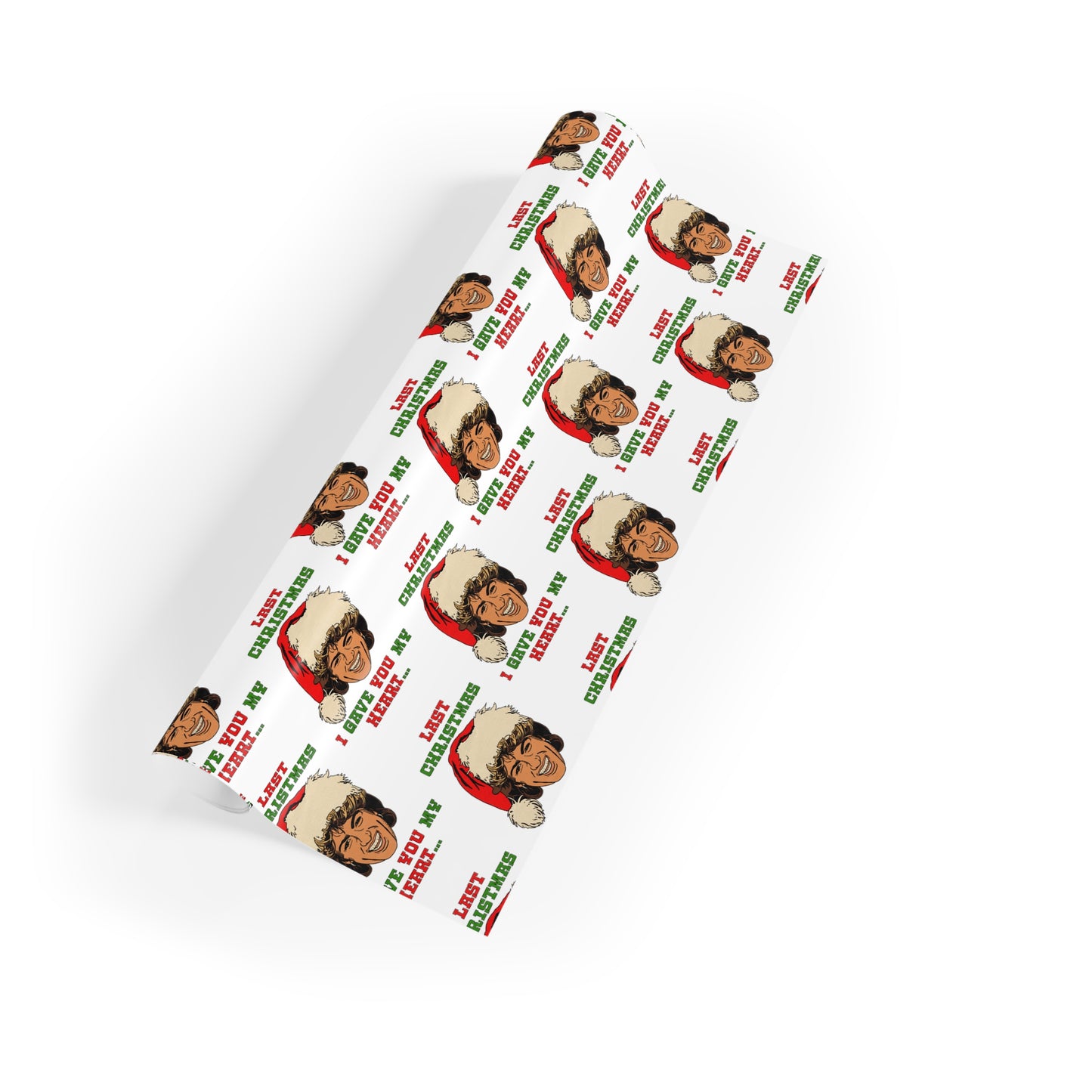 WHAM - Last Christmas- George Michael- Gift Wrapping Paper Rolls, 1pc