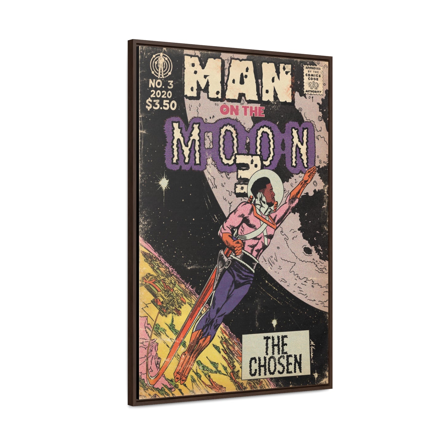 Kid Cudi - Man on the Moon 3 - Gallery Canvas Wraps, Vertical Frame
